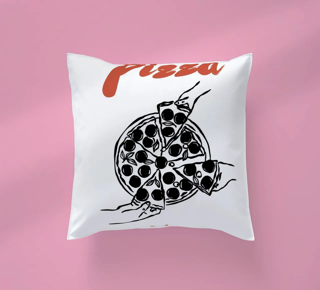 Boho Vacation 5 Pizza cuscino da Boho Print Collection