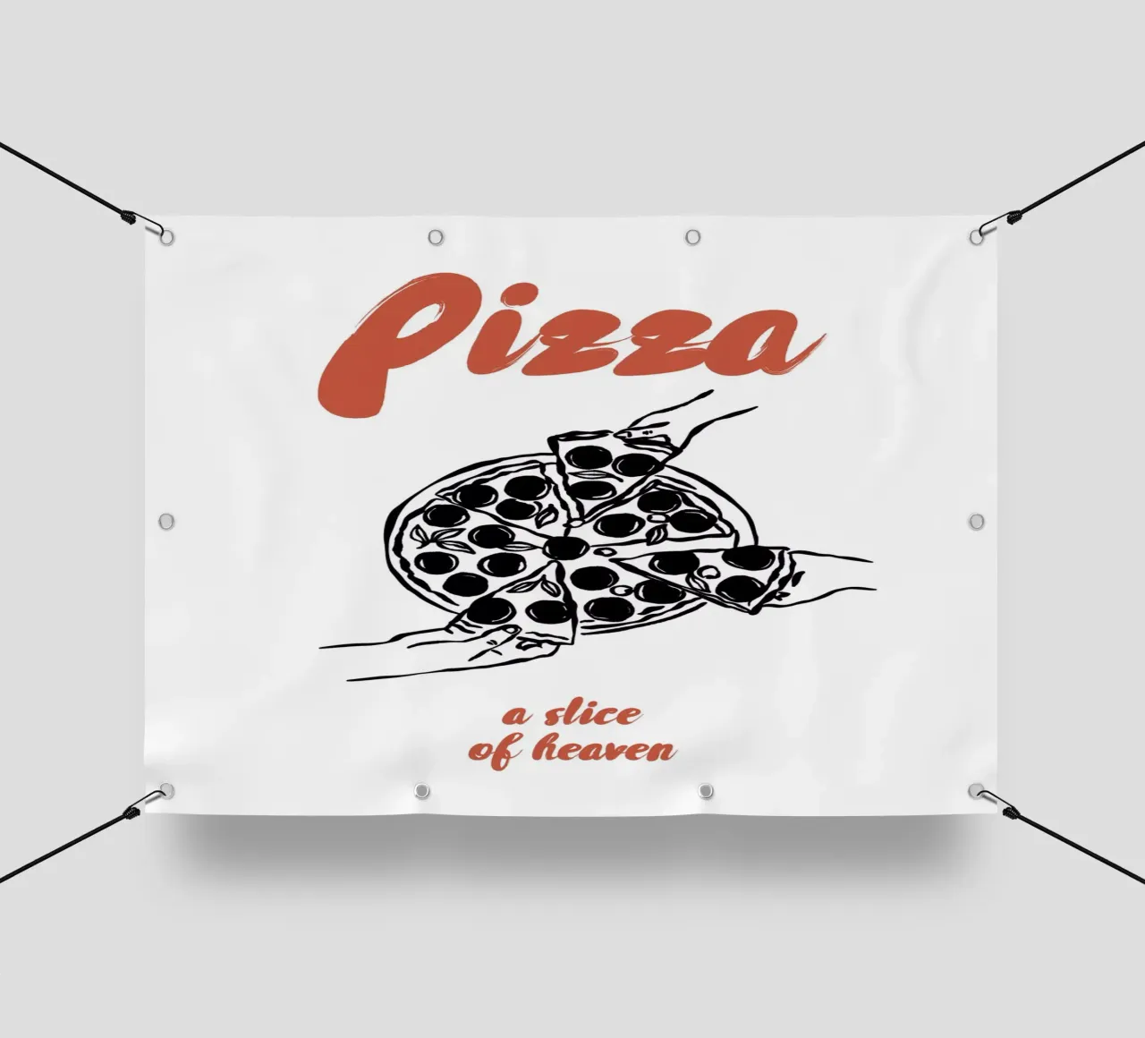 Boho Vacation 5 Pizza telo in pvc da Boho Print Collection