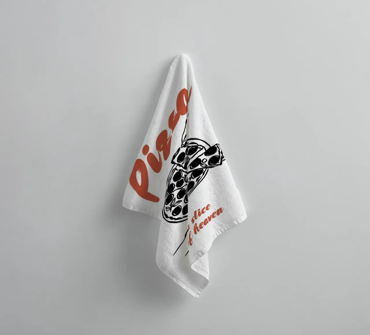 Boho Vacation 5 Pizza asciugamano da bagno da Boho Print Collection