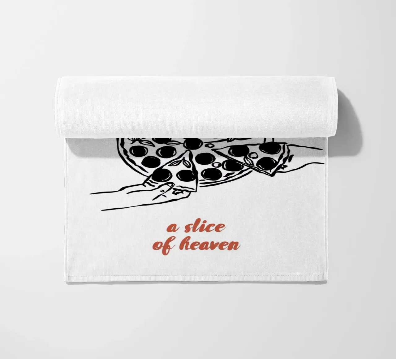 Boho Vacation 5 Pizza telo mare da Boho Print Collection