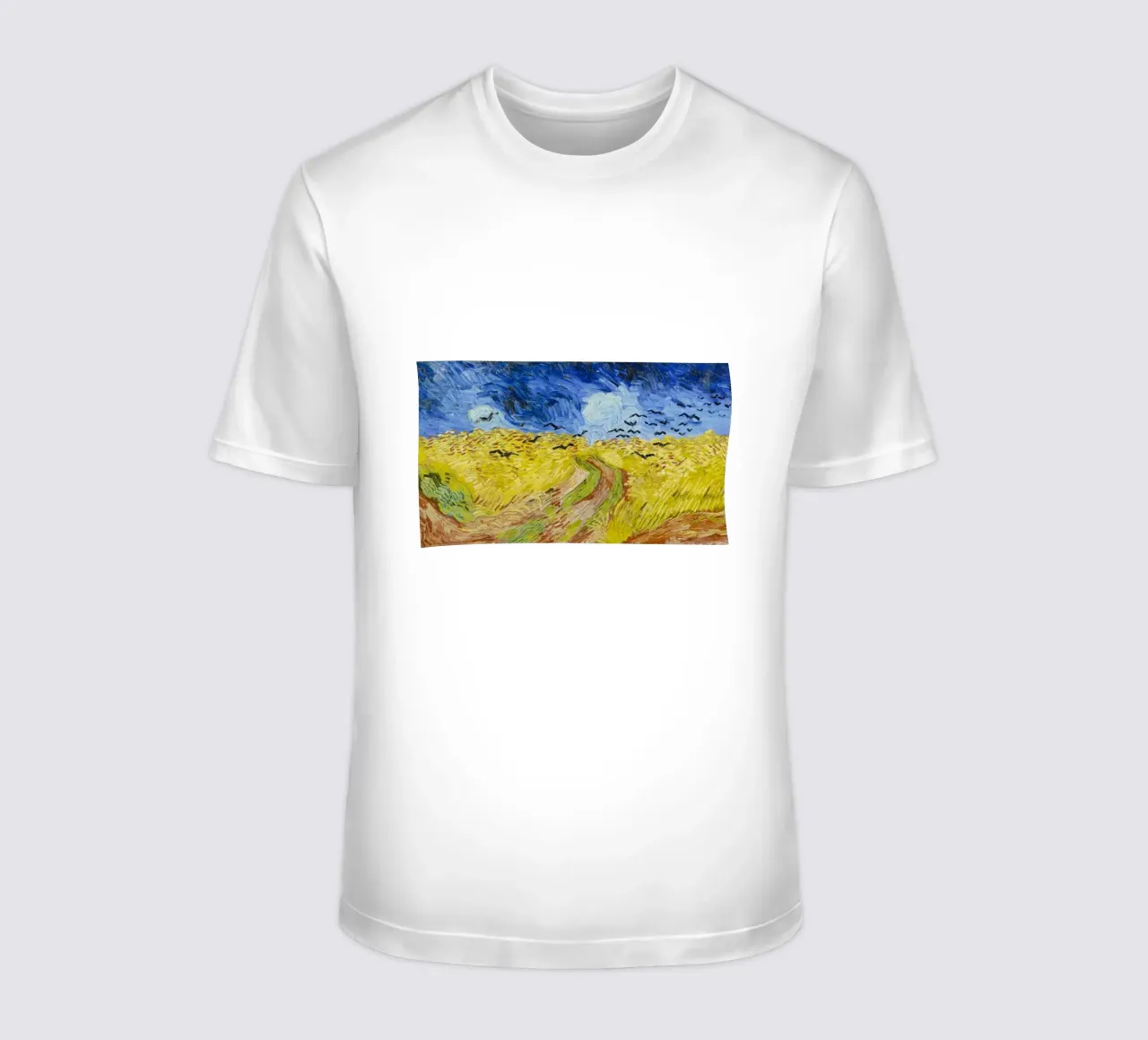 Vincent Van Gogh - Wheat Field with Crows t-shirt by Timeless Artworks