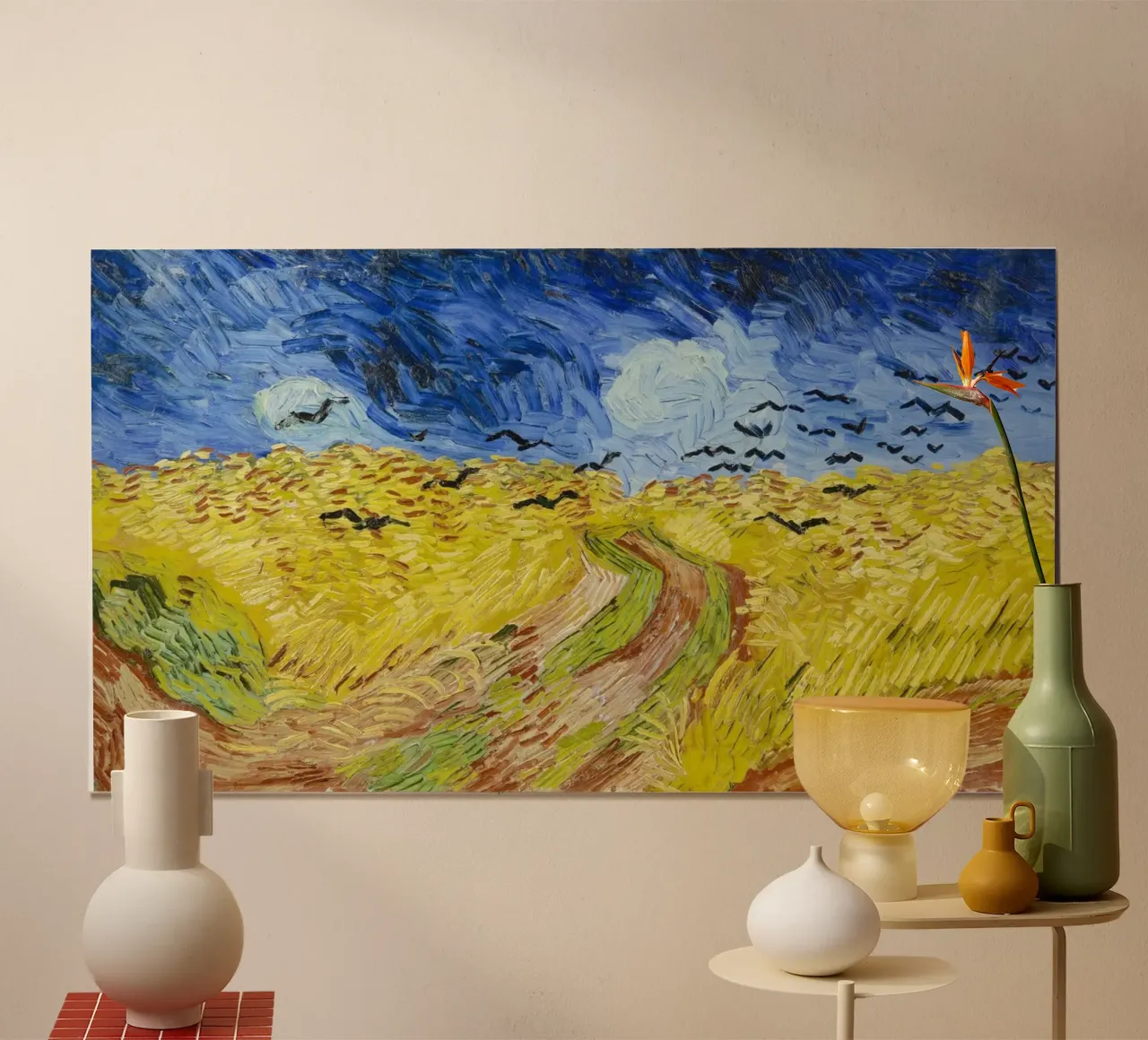 Vincent Van Gogh - Wheat Field with Crows hahnemühle by Timeless Artworks