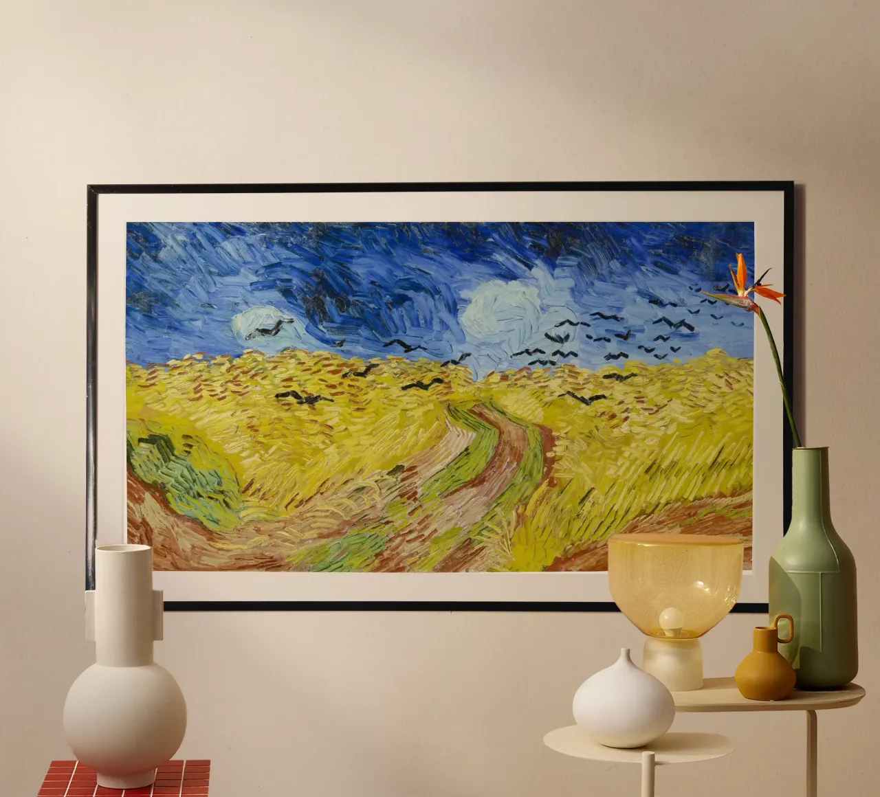 Vincent Van Gogh - Wheat Field with Crows hahnemühle by Timeless Artworks