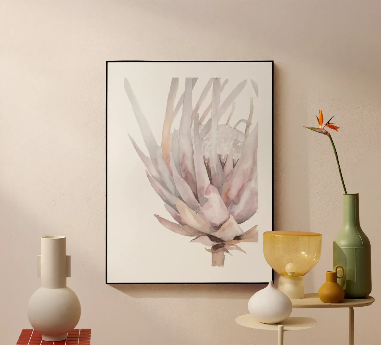 Zuckerbusch Protea plexiglass da mantika studio