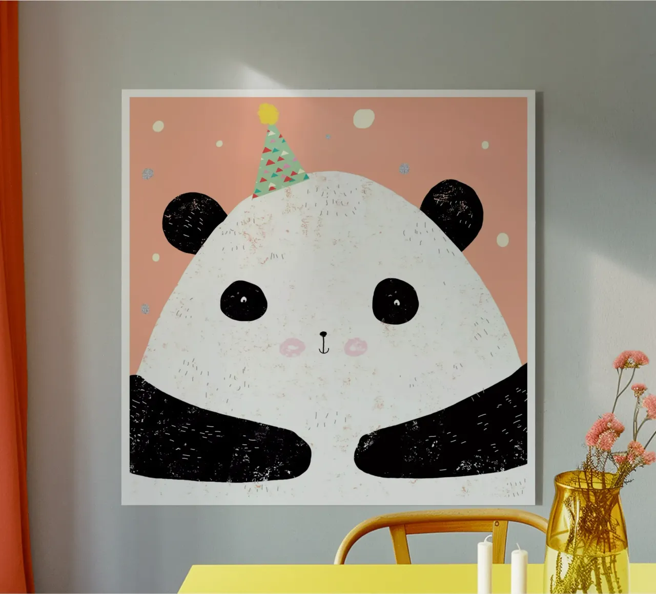 Panda plexiglass da Cory Reid Illustration