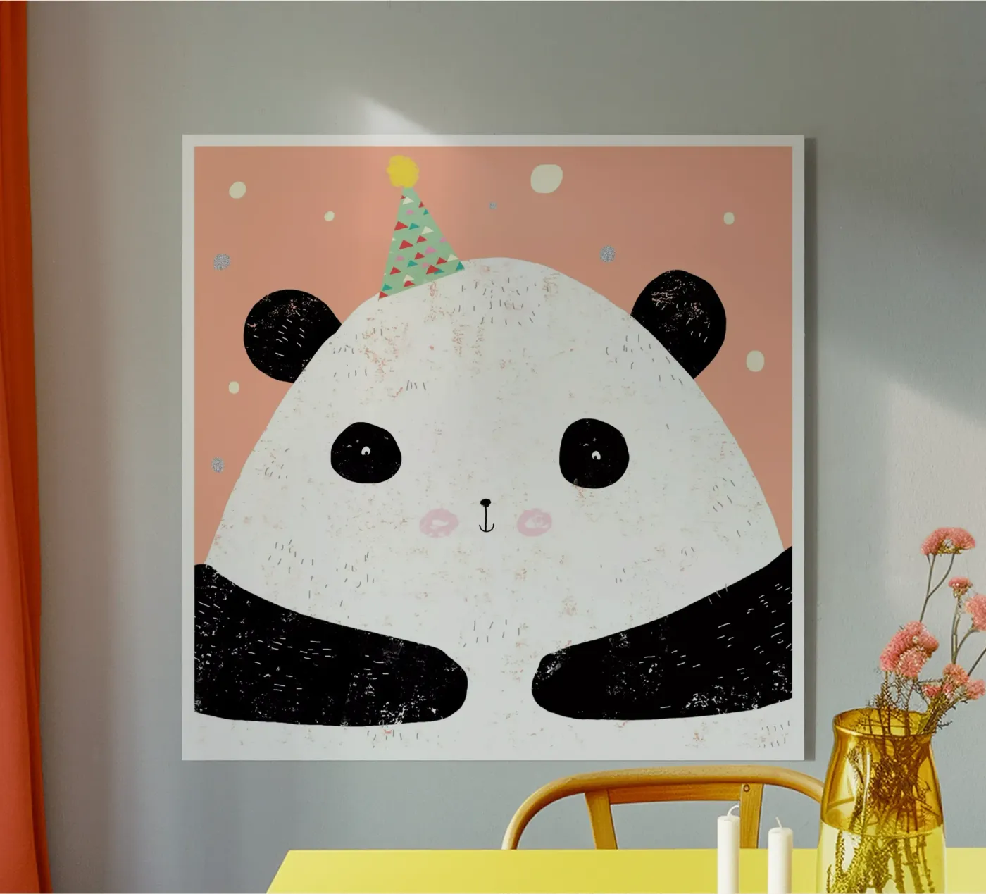 Panda Acryl-Glas von Cory Reid Illustration