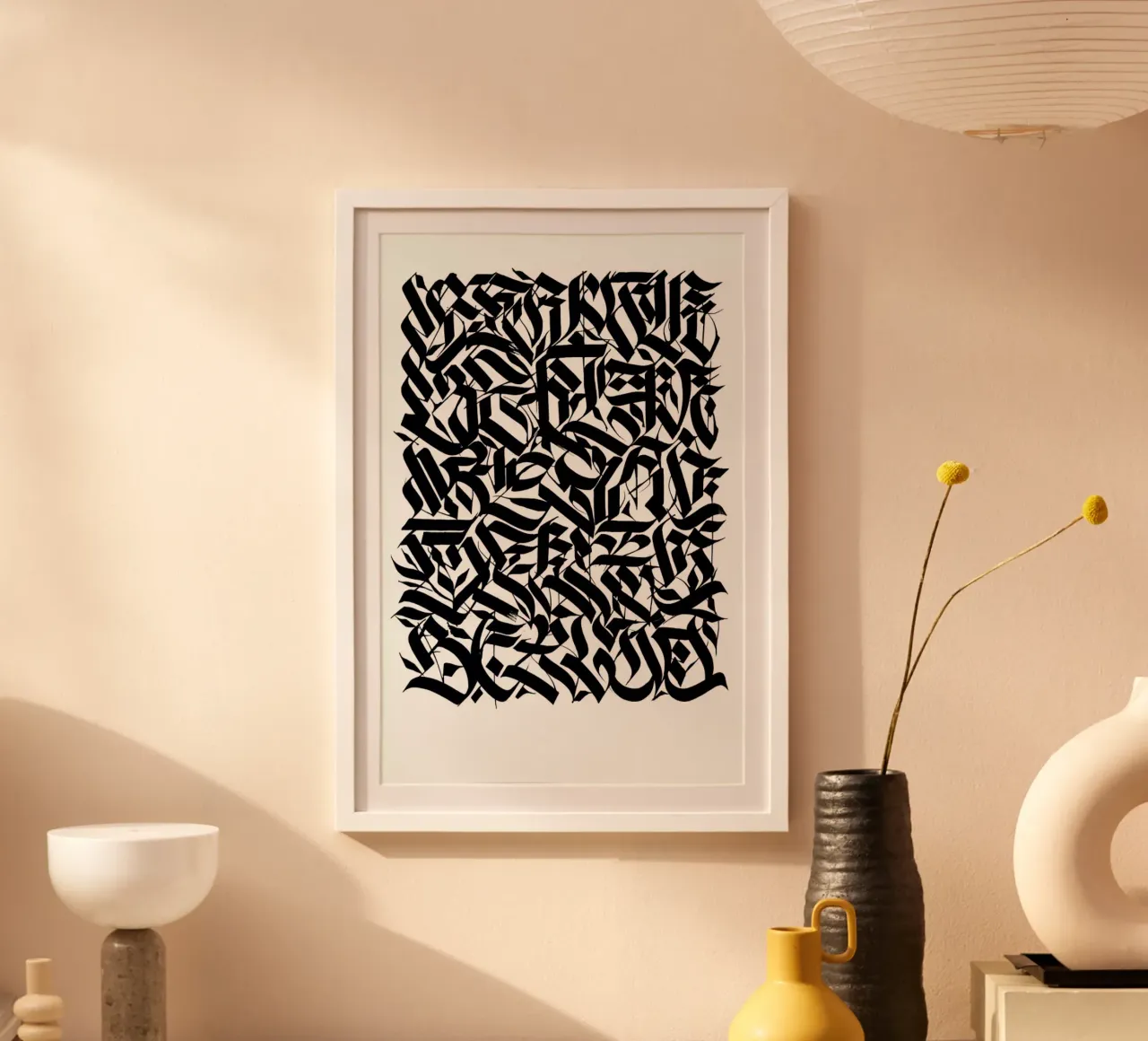 Berlin Suite poster con telaio in legno da Drury Brennan