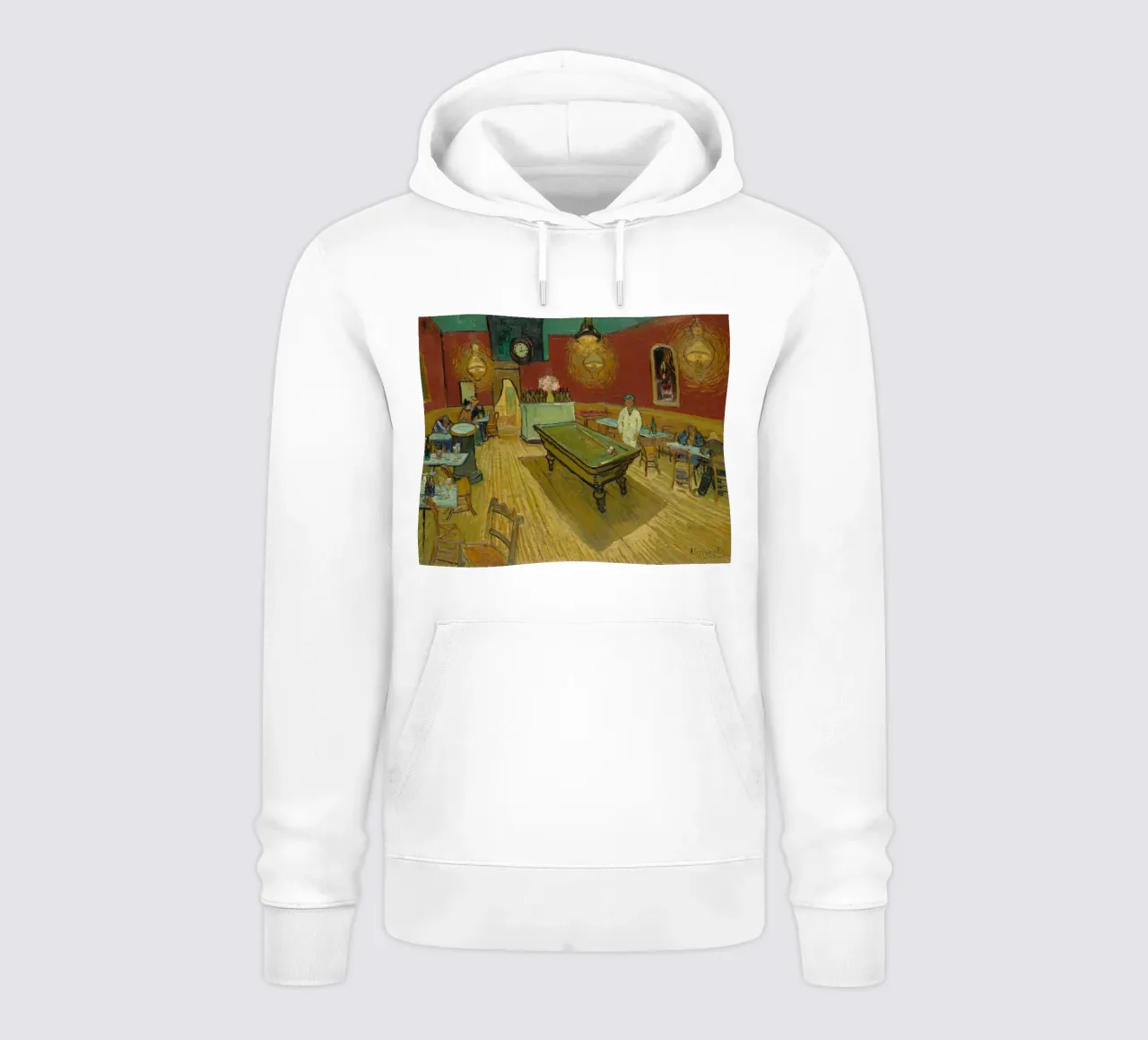 Vincent van Gogh - Das Nachtcafé Hoodie von Timeless Artworks