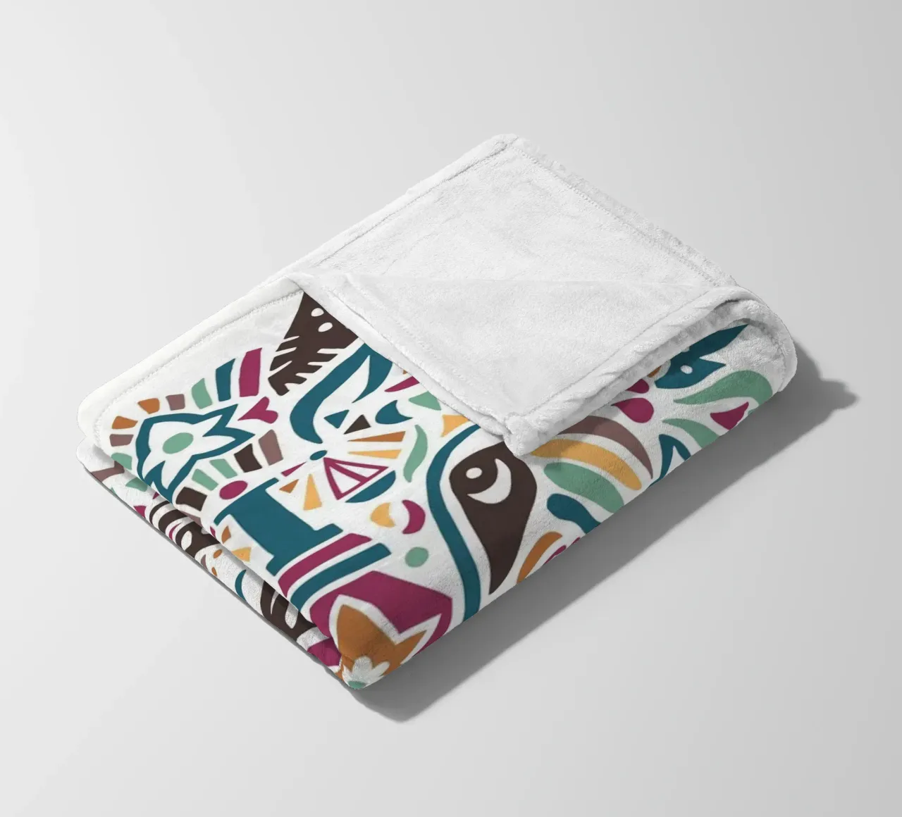 Lobito fleece blanket by Pom Graphic Design