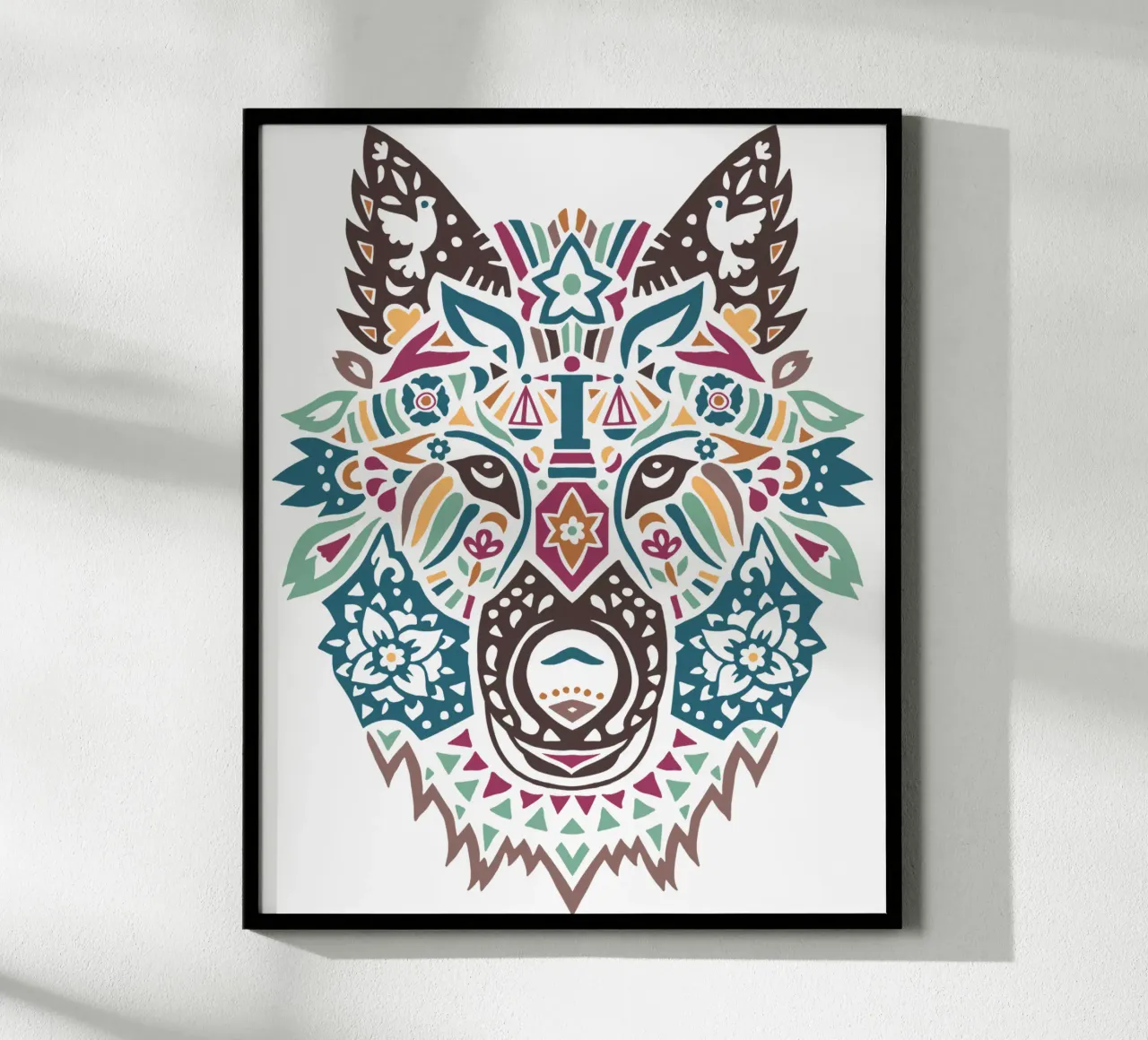 Lobito poster con telaio in plastica da Pom Graphic Design
