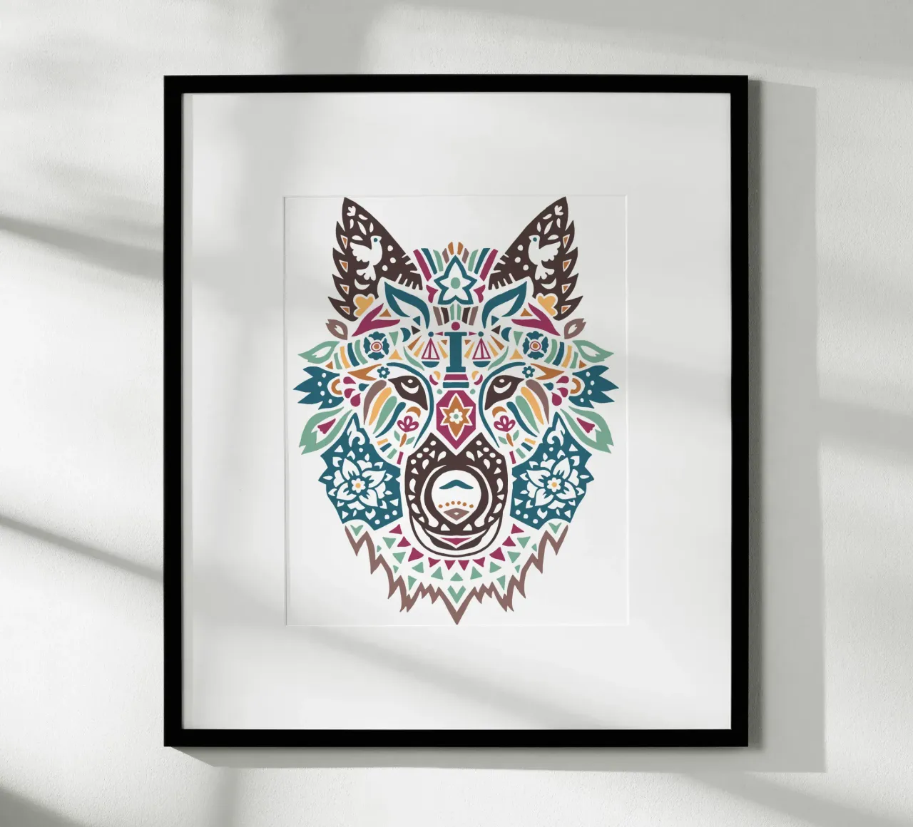 Lobito poster con telaio in plastica da Pom Graphic Design