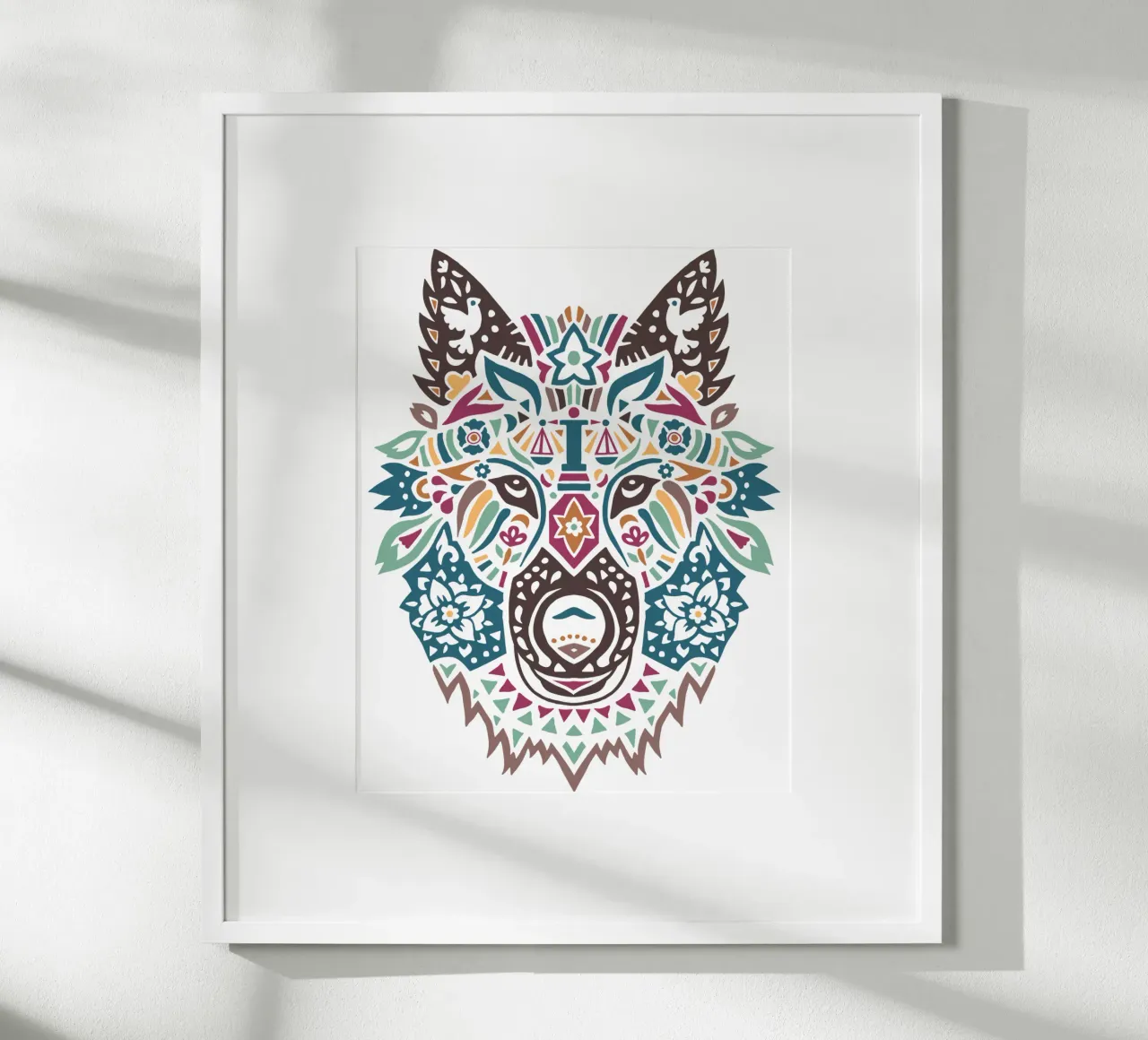 Lobito poster con telaio in plastica da Pom Graphic Design