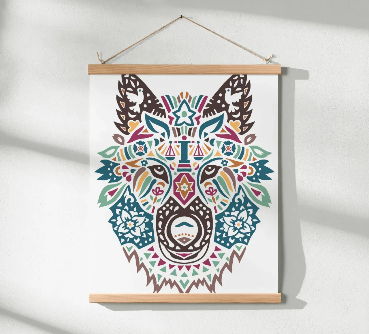 Lobito poster con telaio in plastica da Pom Graphic Design