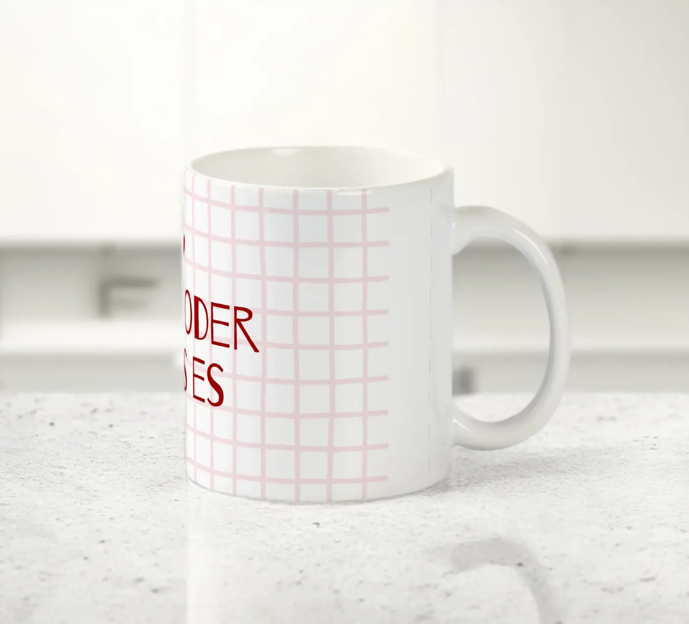 Liebs oder lass es ceramic mug by CSK DESIGN