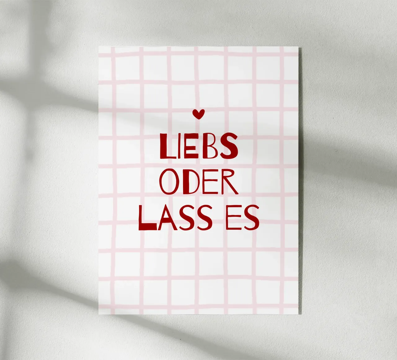 Liebs oder lass es plexiglas de CSK DESIGN