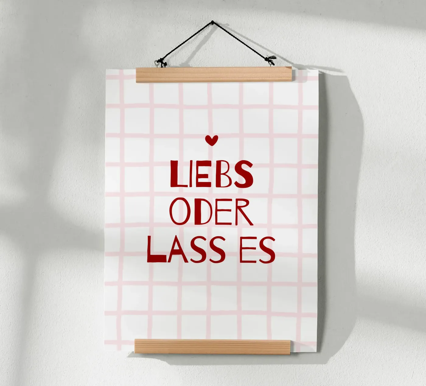 Liebs oder lass es poster van CSK DESIGN