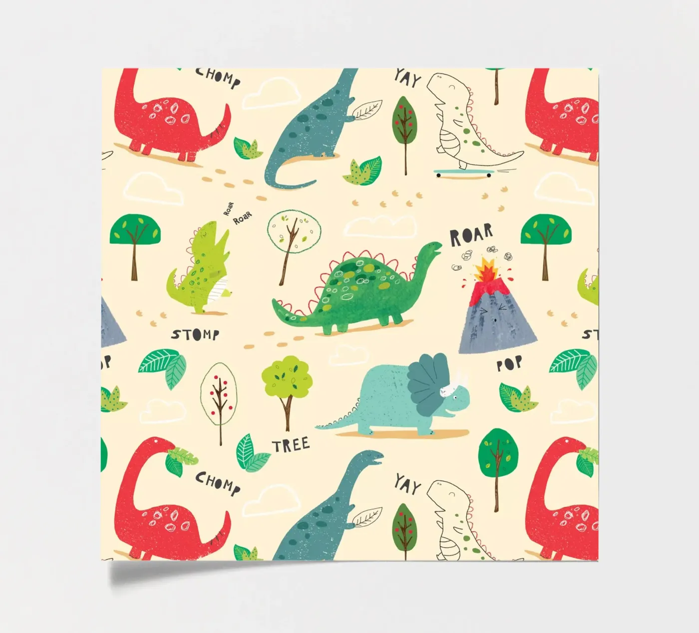 Roarsome sticker sheet by Cory Reid Illustration