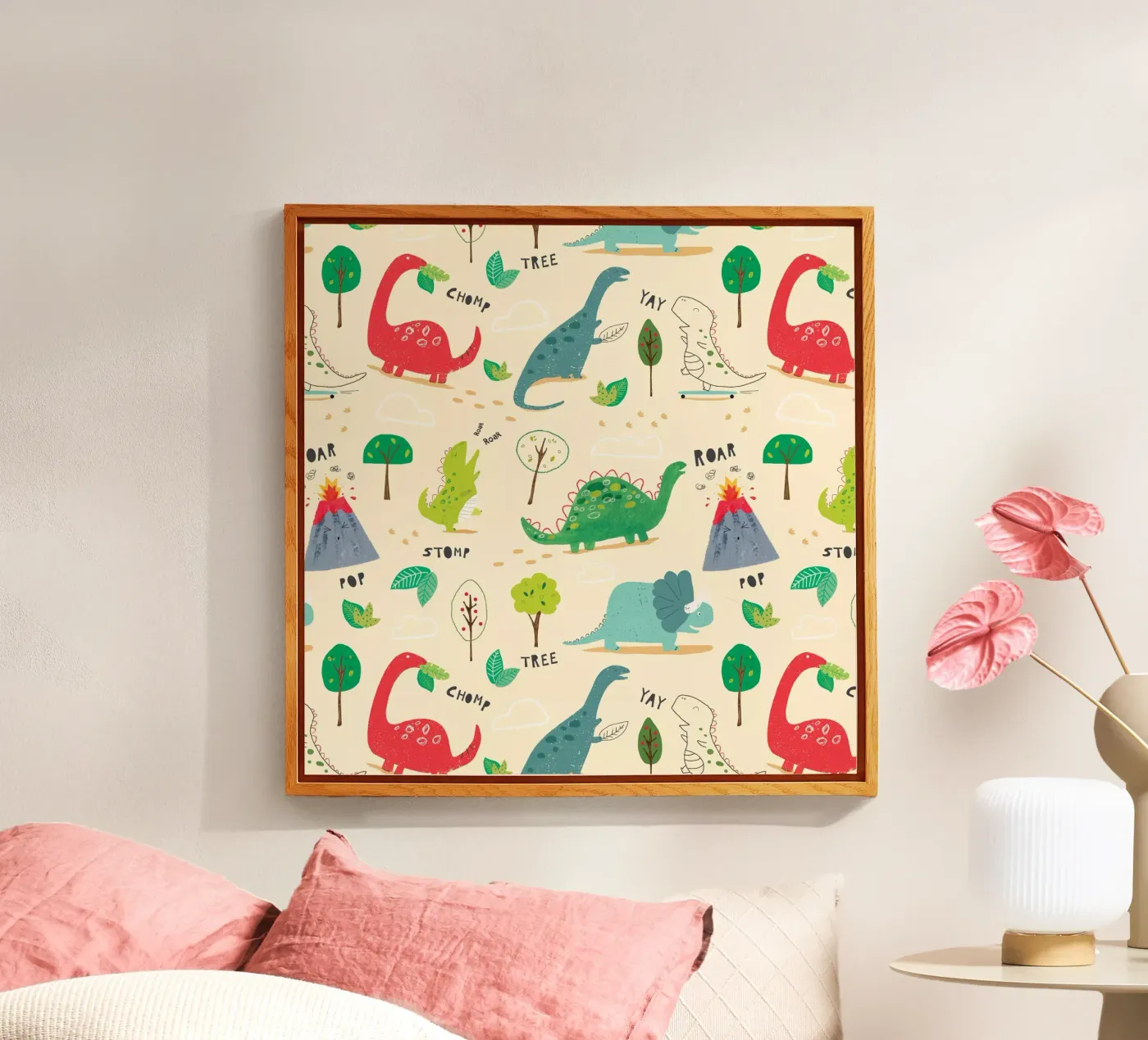 Roarsome plexiglass da Cory Reid Illustration