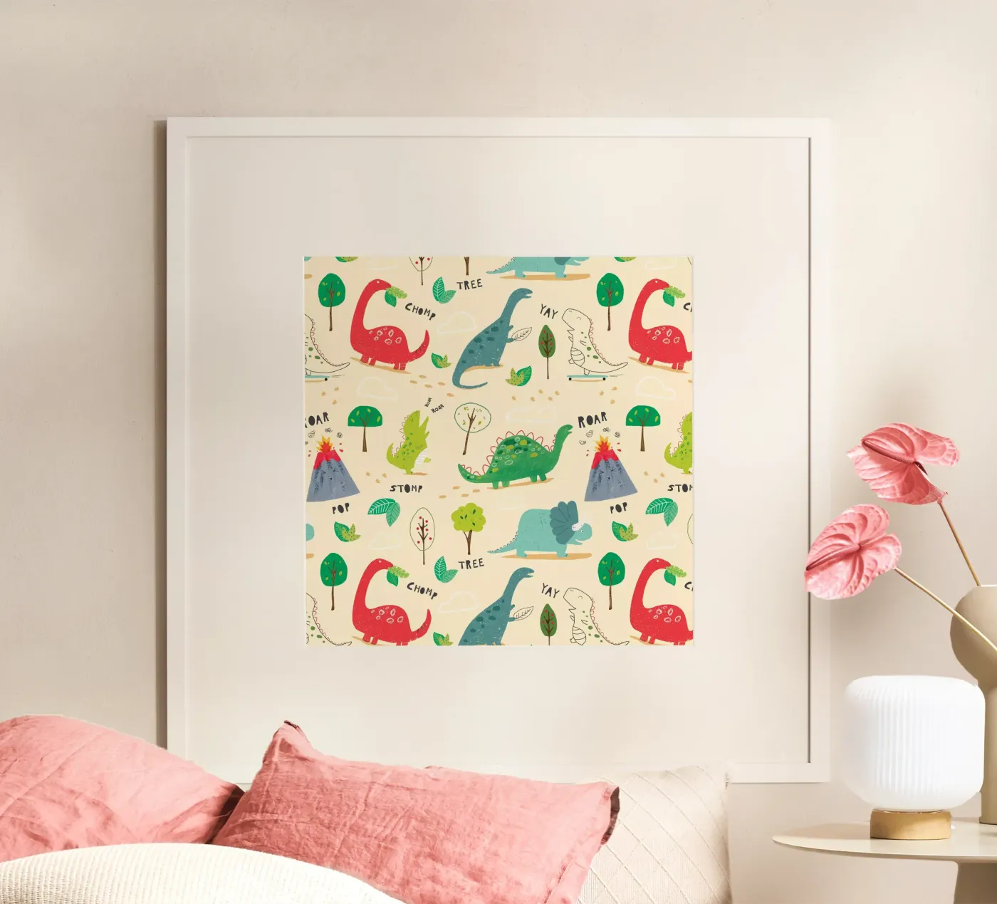 Brullend poster van Cory Reid Illustration