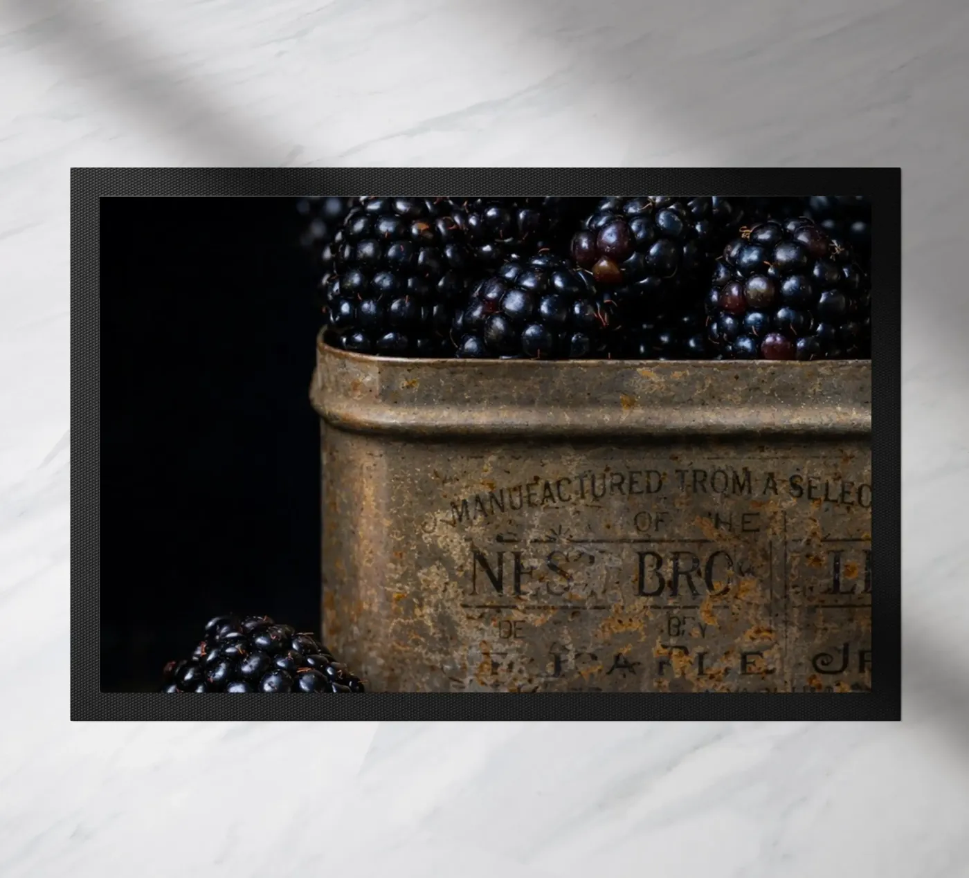 blackberry doormat by PASMING