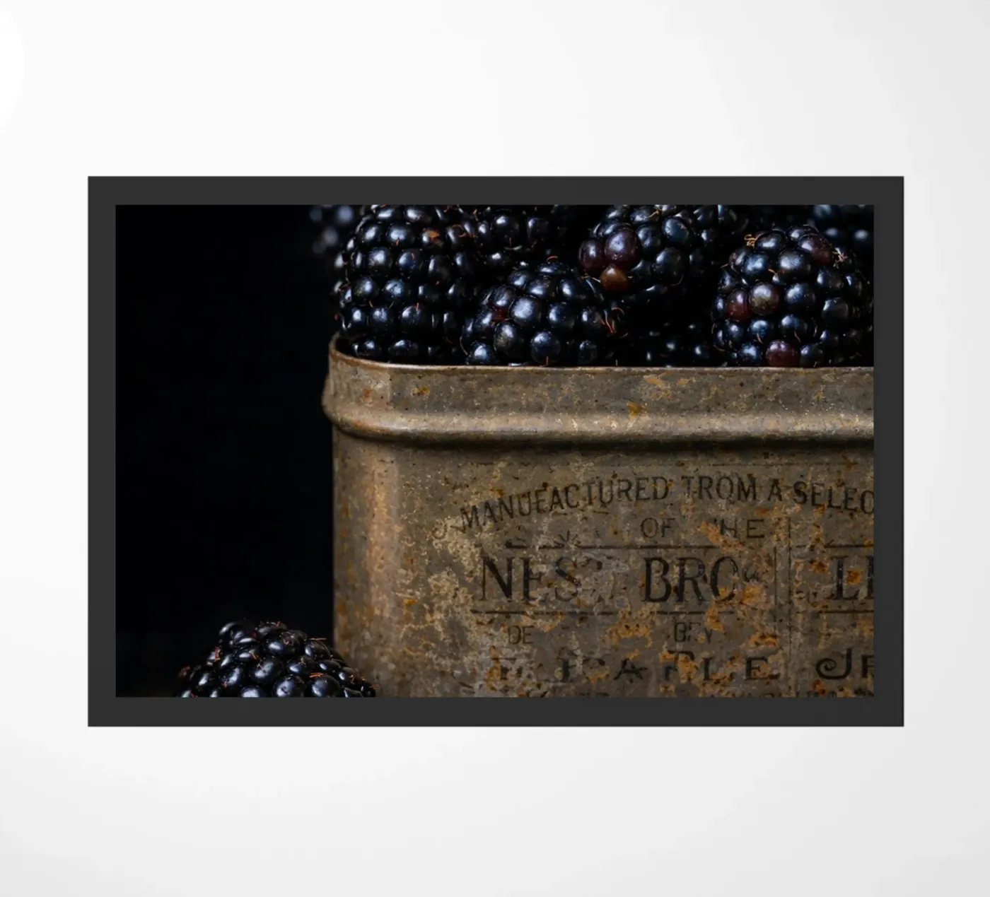 blackberry doormat by PASMING