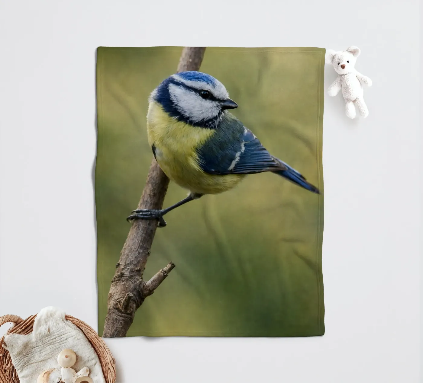 bird fleecedeken van PASMING