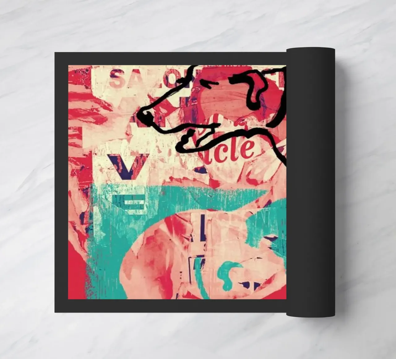 Dog doormat by Andy Bridge