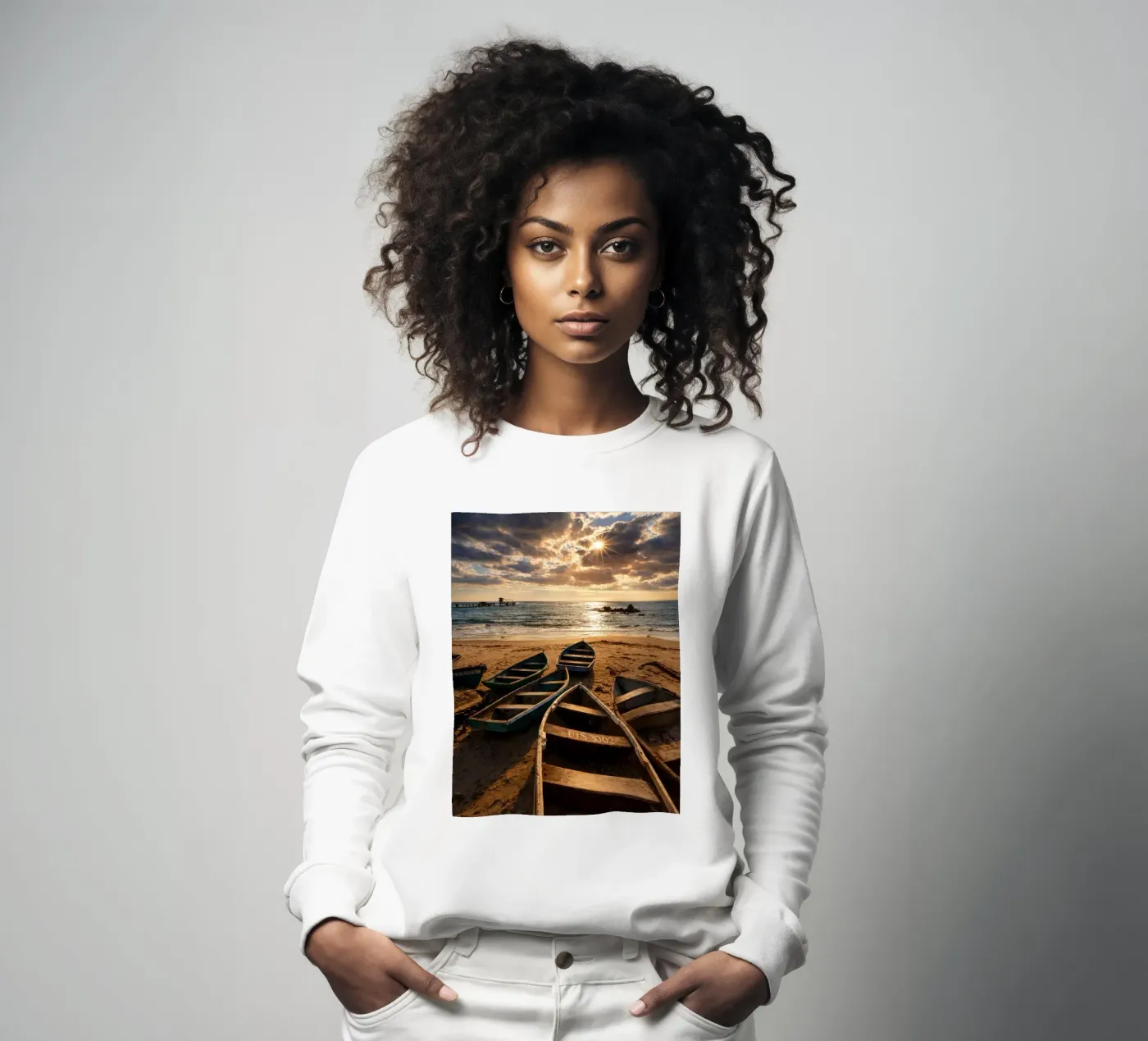 oude boten sweatshirt van PASMING