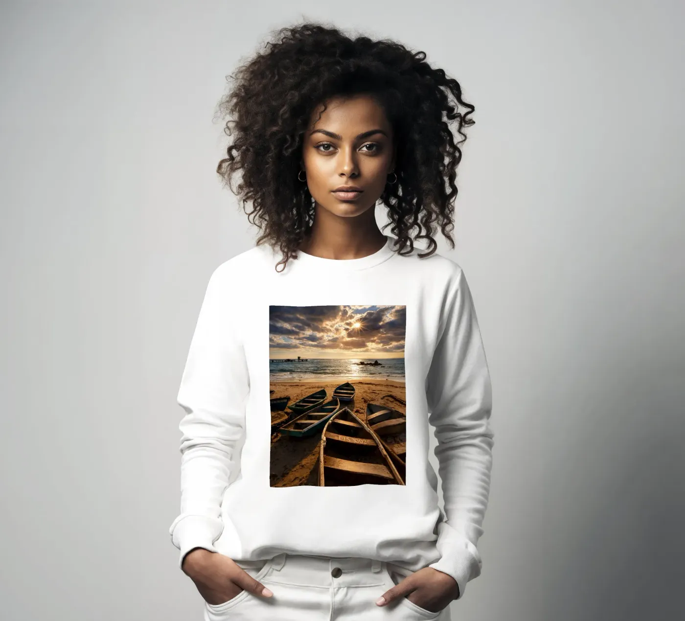 oude boten sweatshirt van PASMING
