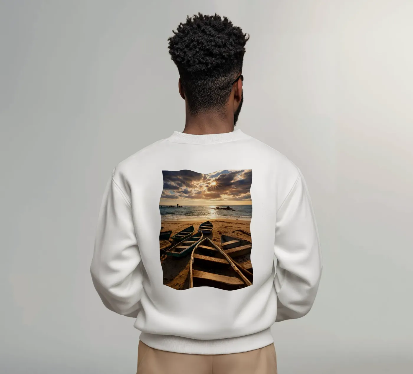 oude boten sweatshirt van PASMING