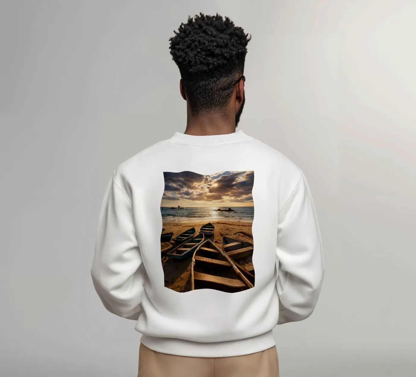 oude boten sweatshirt van PASMING