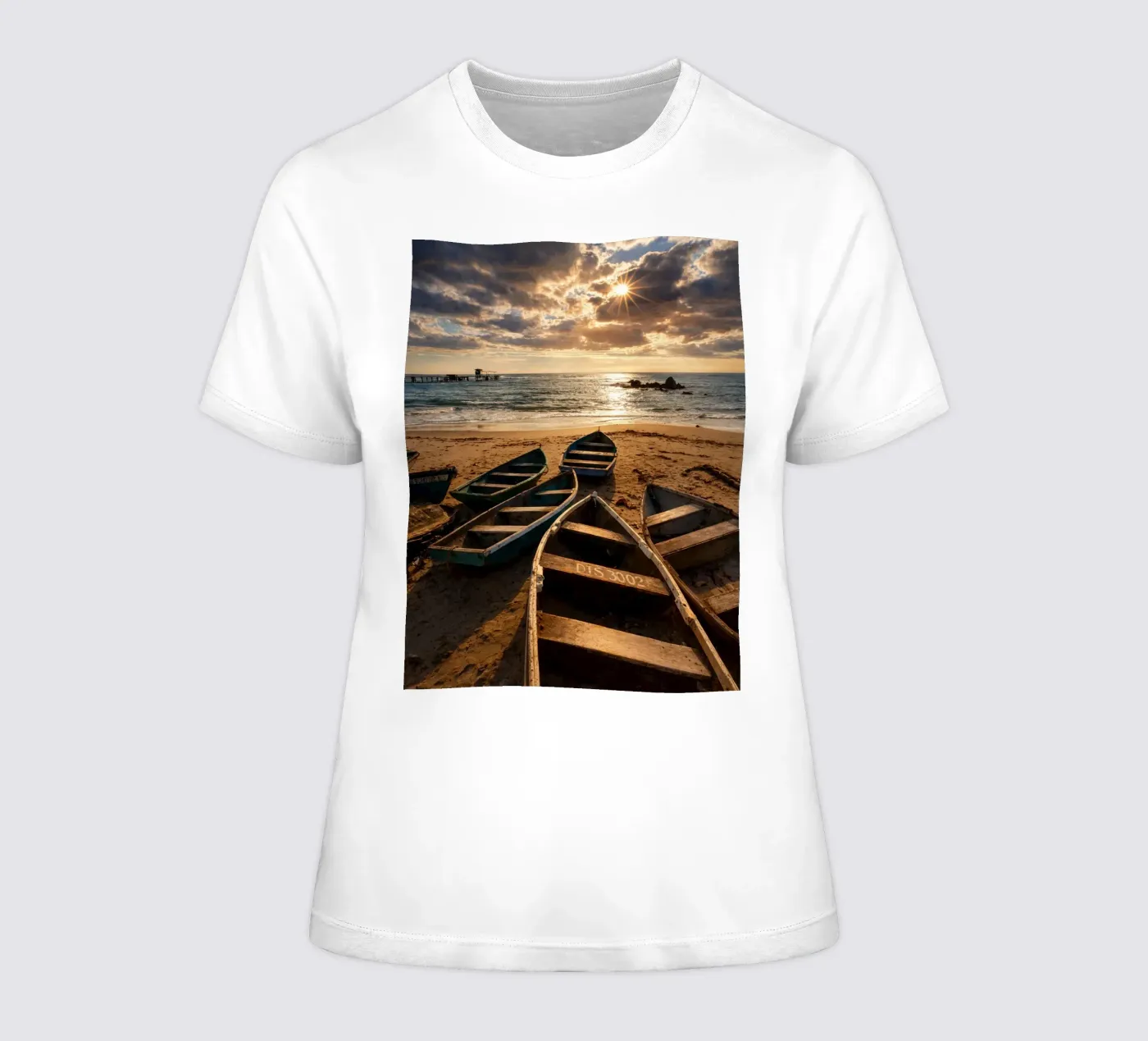 barche vecchie t-shirt da donna da PASMING