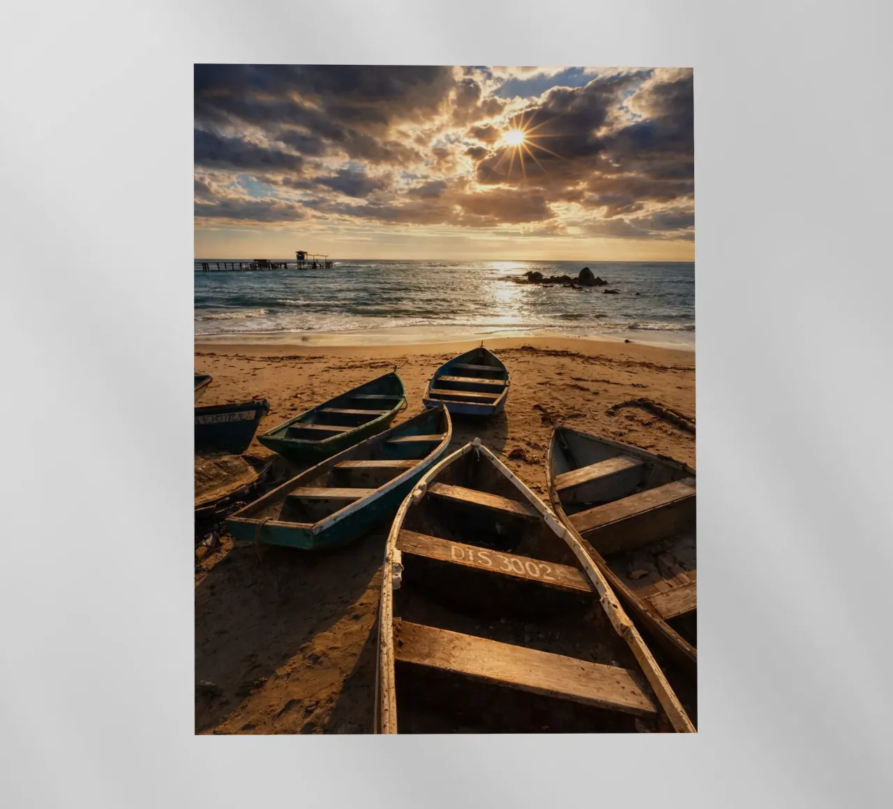 old boats backlit film by PASMING