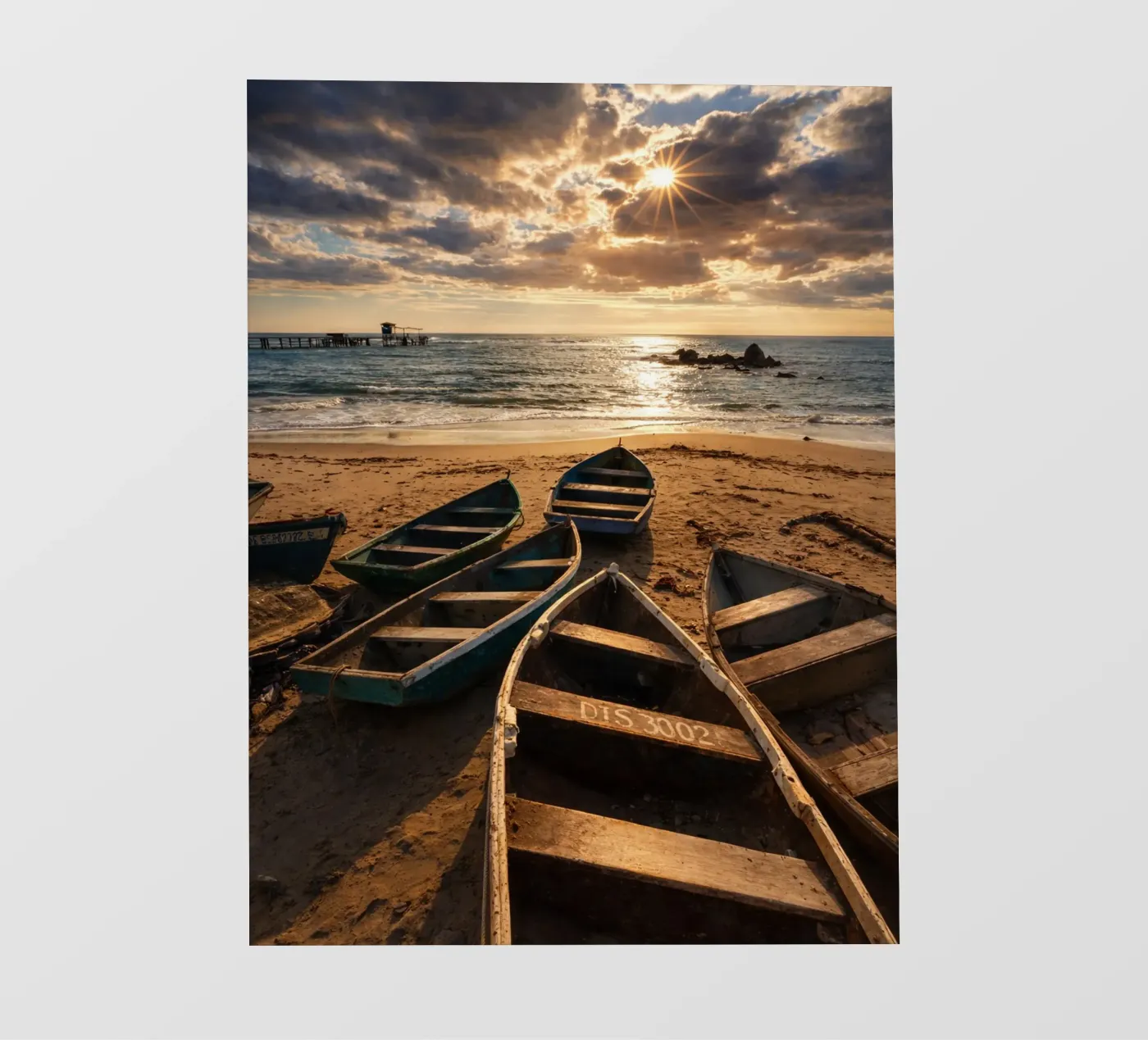 oude boten fotobehang van PASMING