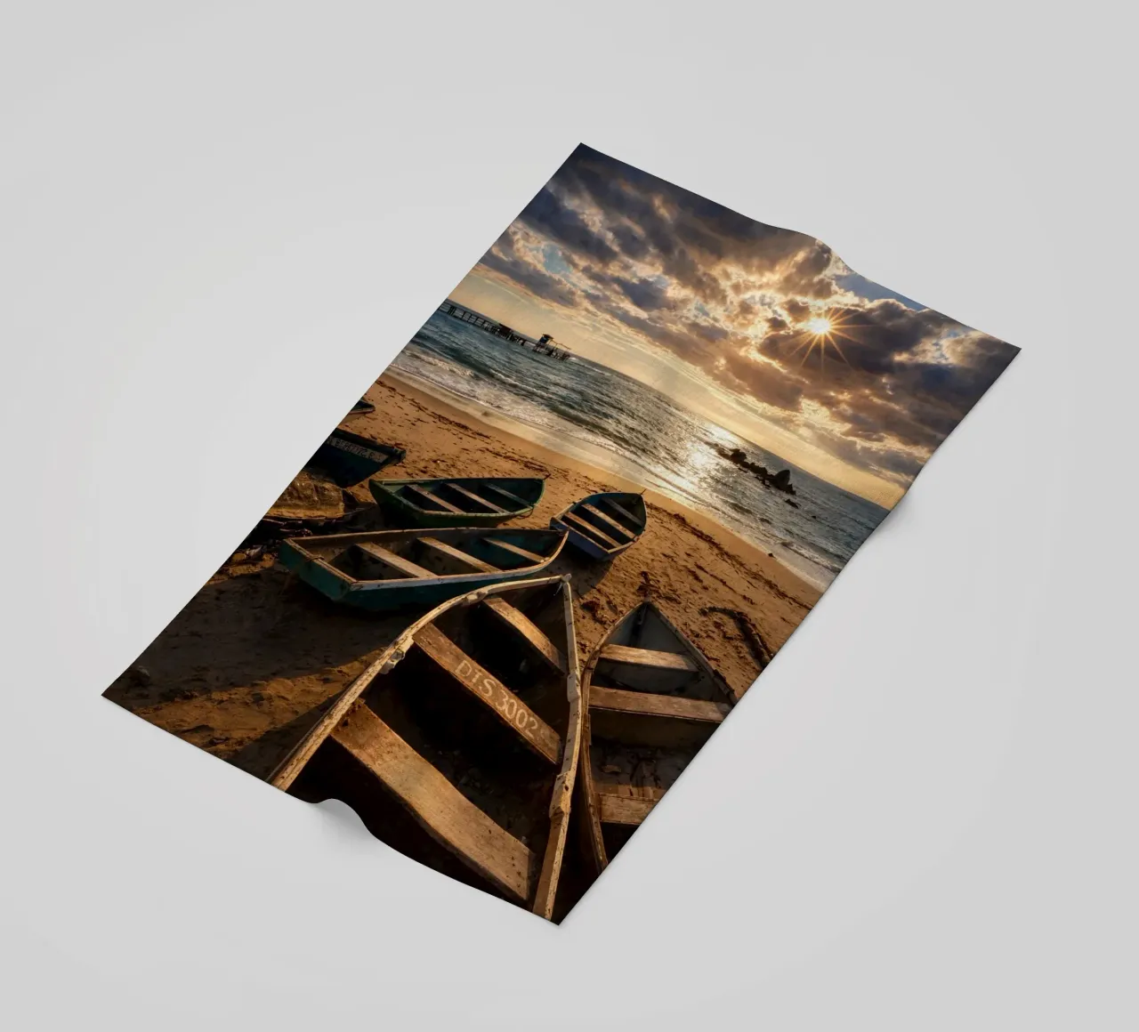 barche vecchie telo mare da PASMING