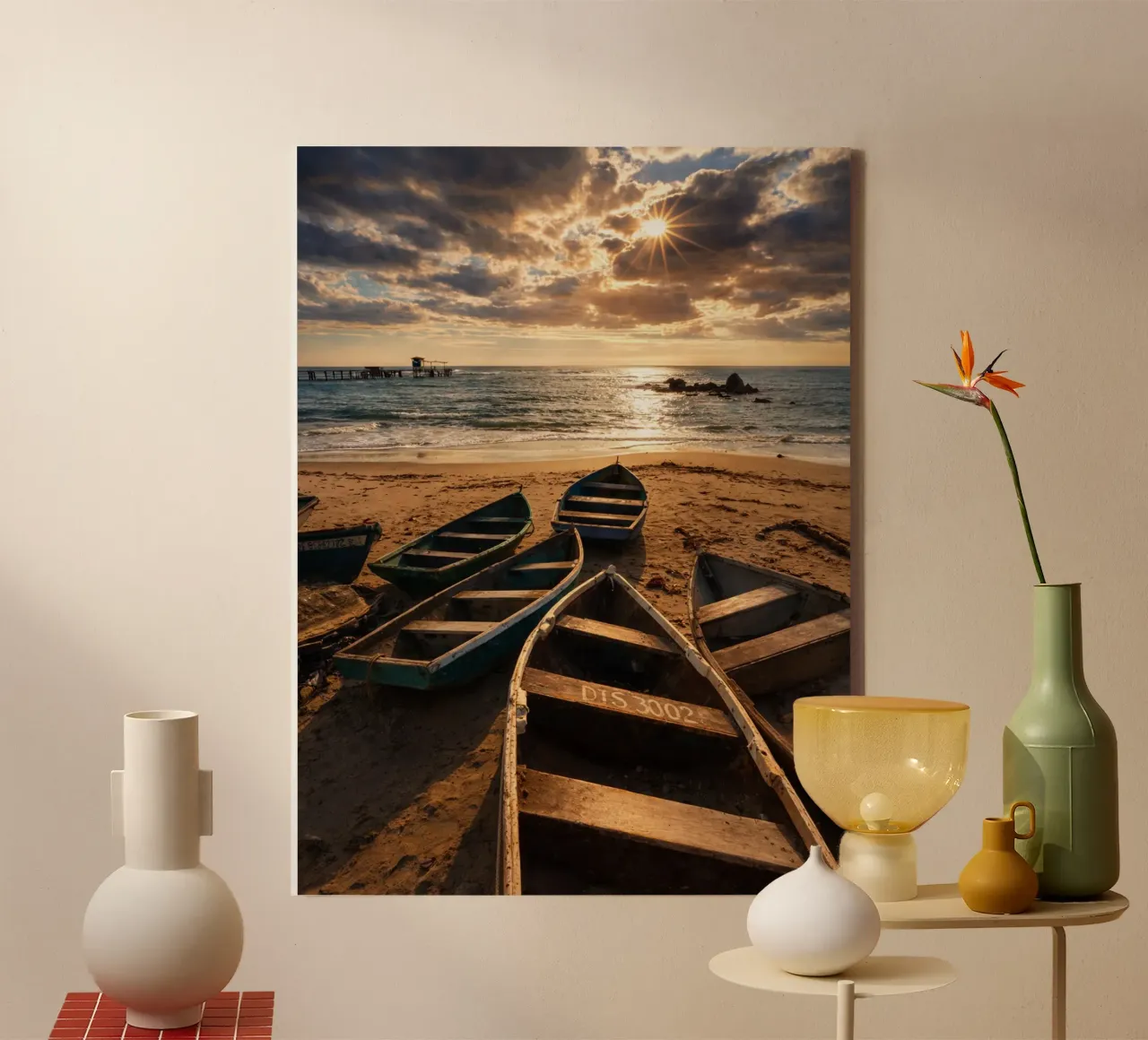 barche vecchie tela da PASMING