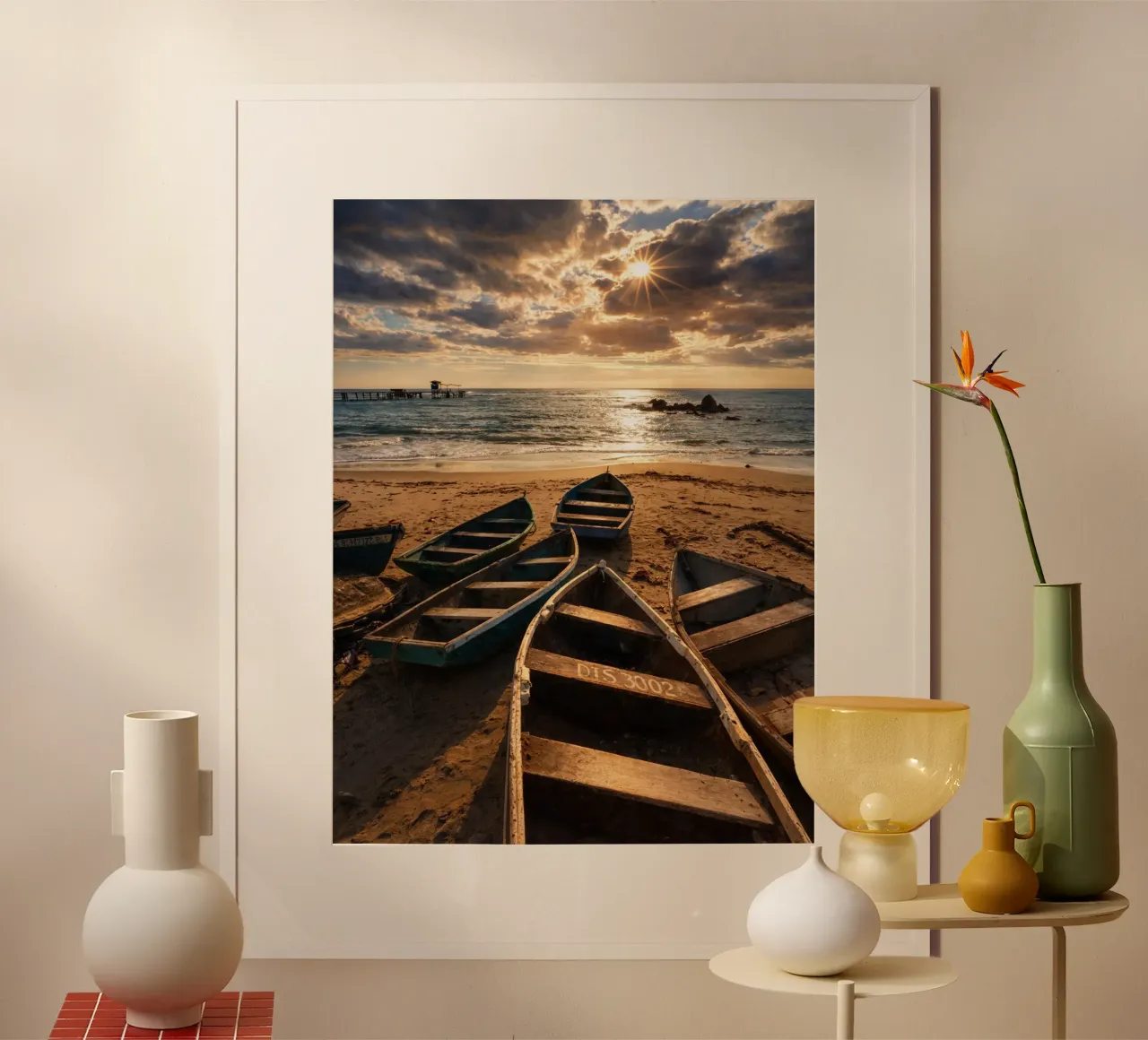 barche vecchie poster da PASMING