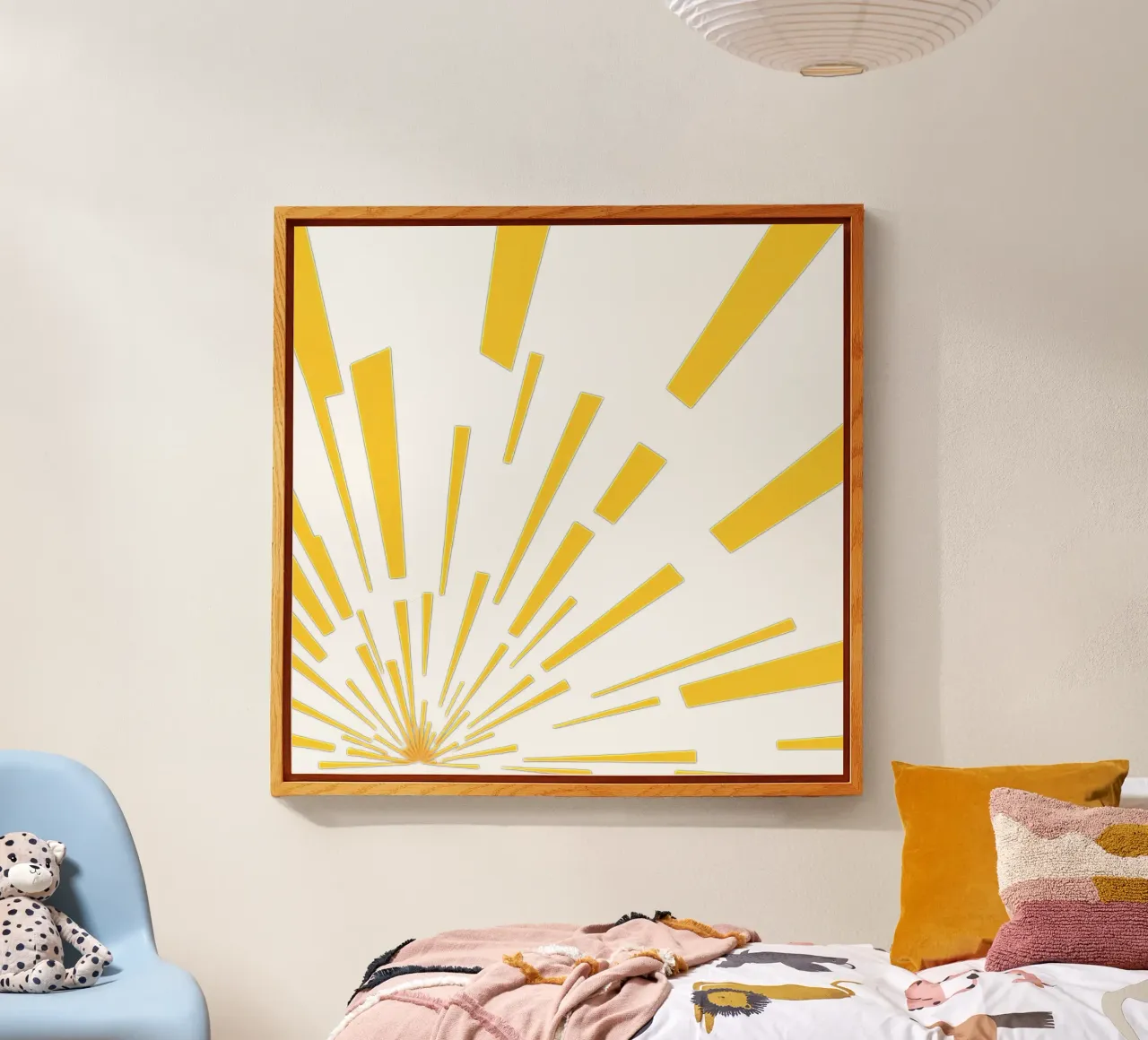 sun rays burst plexiglass da Minimalist vector art