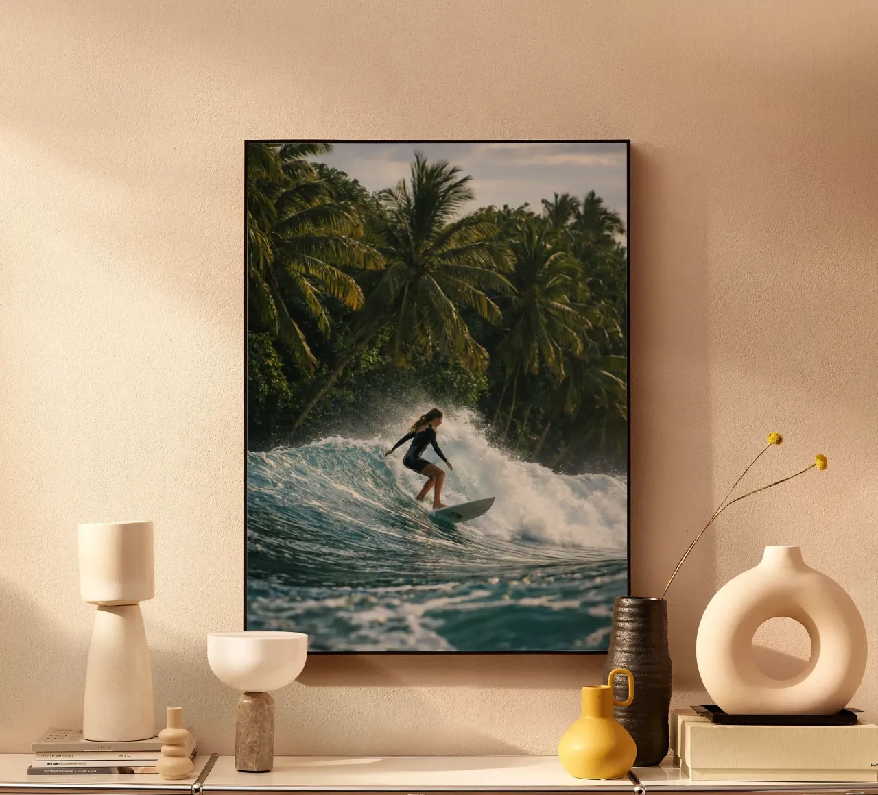 surfer women plexiglass da PASMING