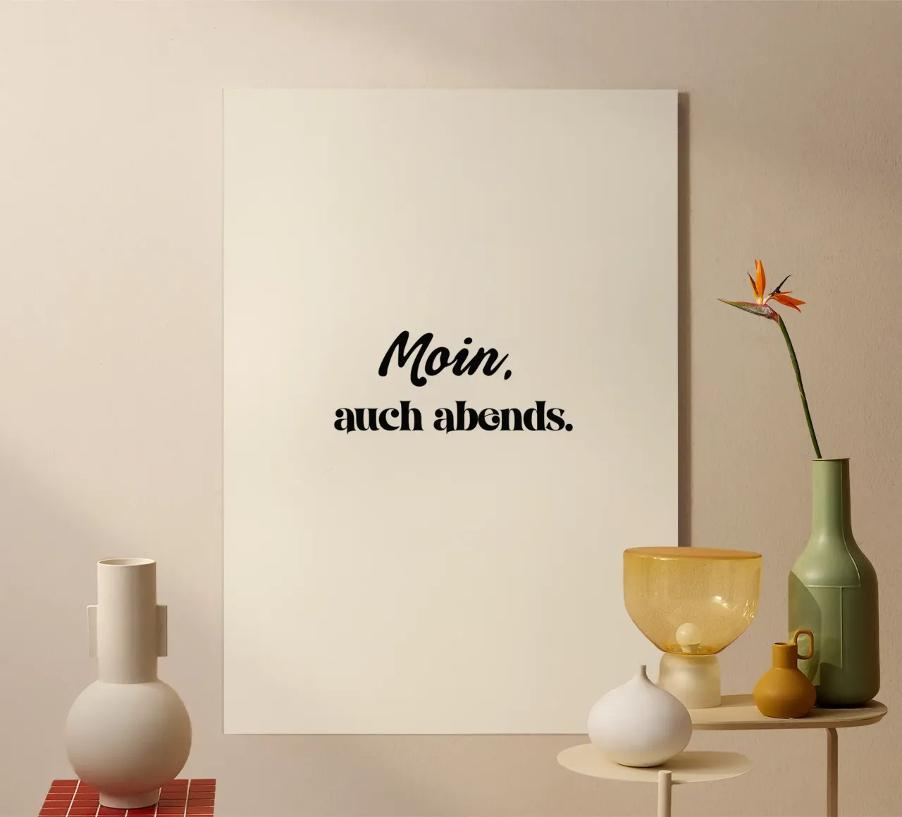 Moin Auch Abends plexiglass da treechild