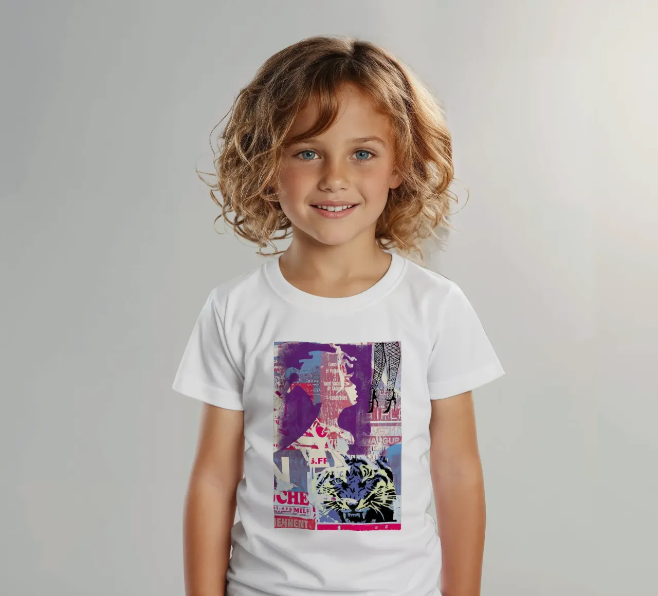 Tiger t-shirt bambini da Andy Bridge