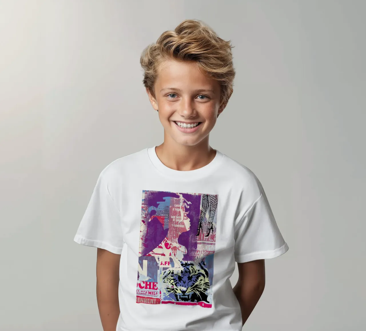 Tiger t-shirt bambini da Andy Bridge