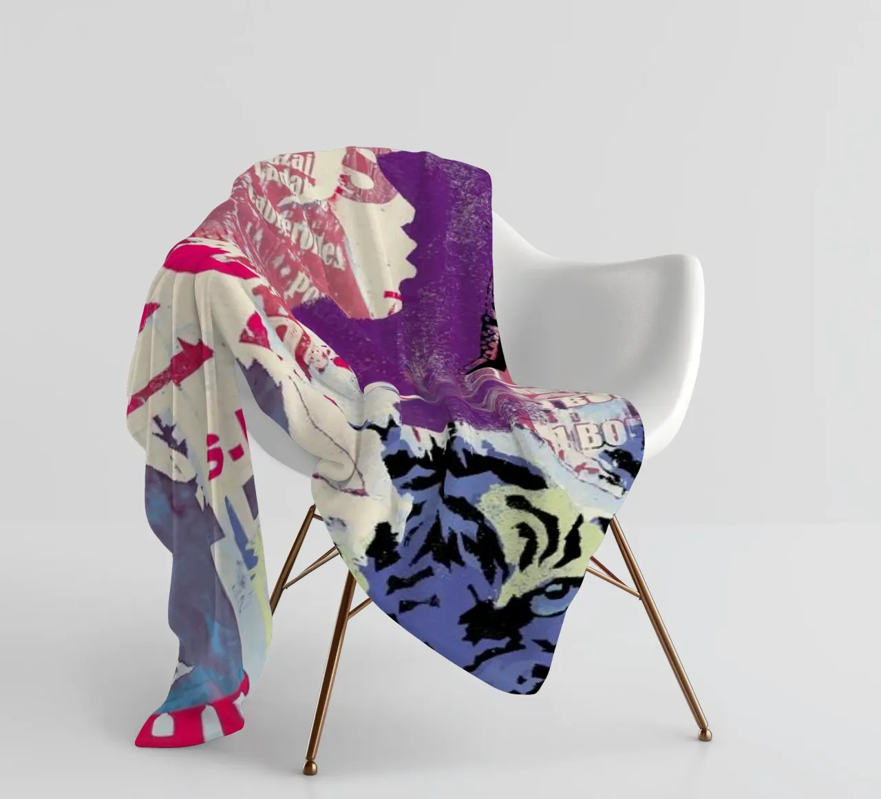 Tiger Fleecedecke von Andy Bridge