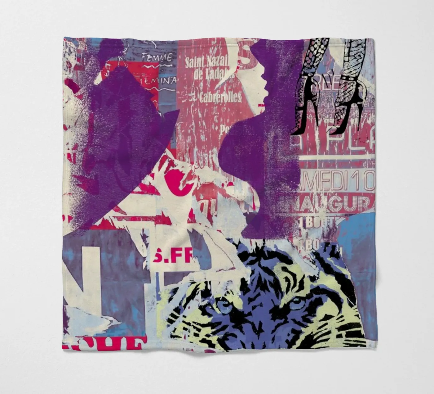 Tiger coperta in pile da Andy Bridge