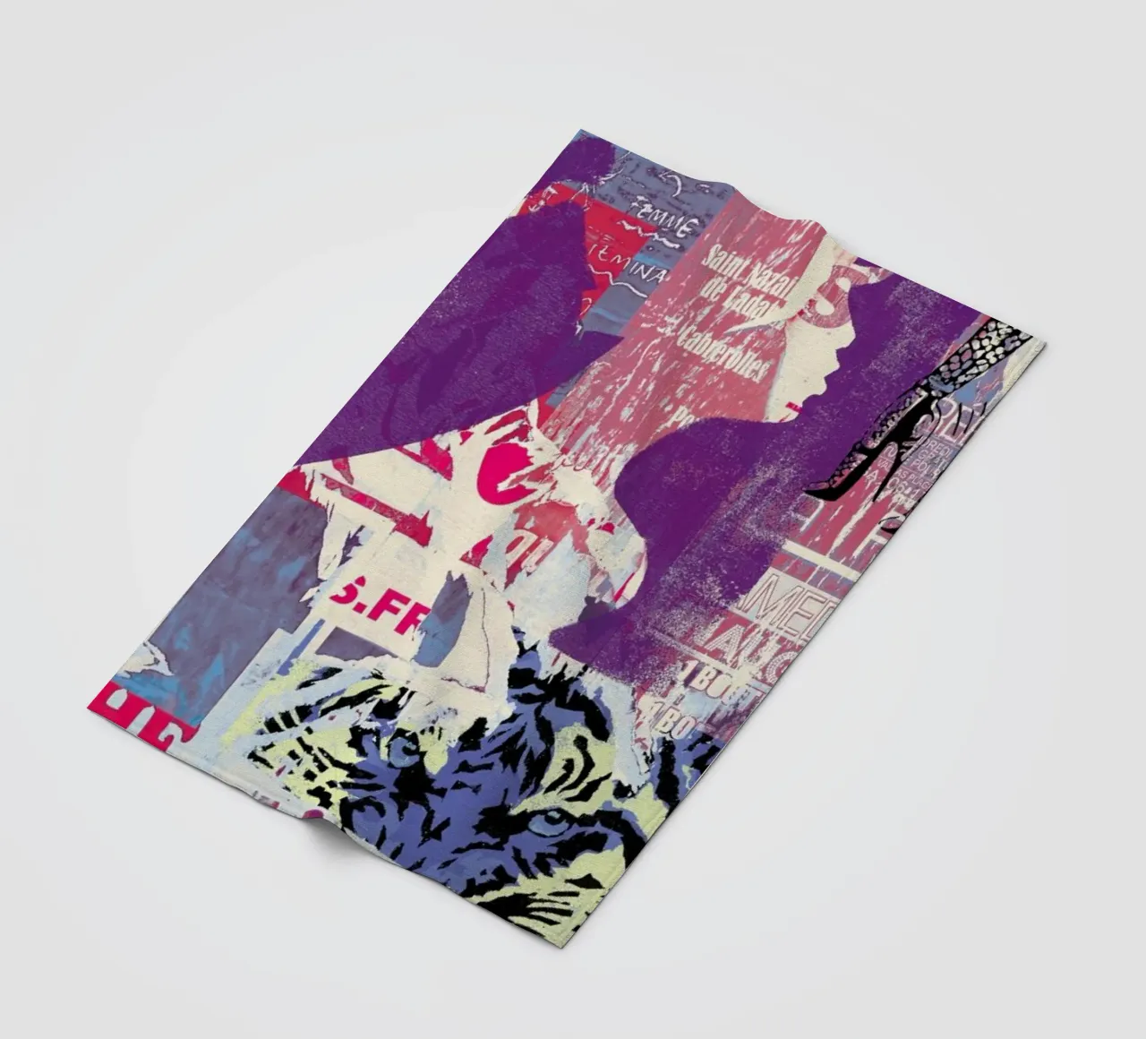 Tiger Fleecedecke von Andy Bridge