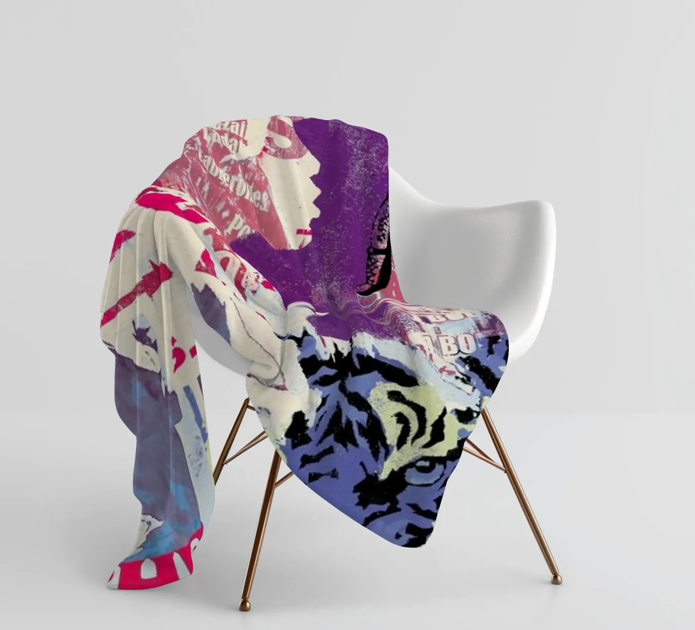 Tiger coperta in pile da Andy Bridge