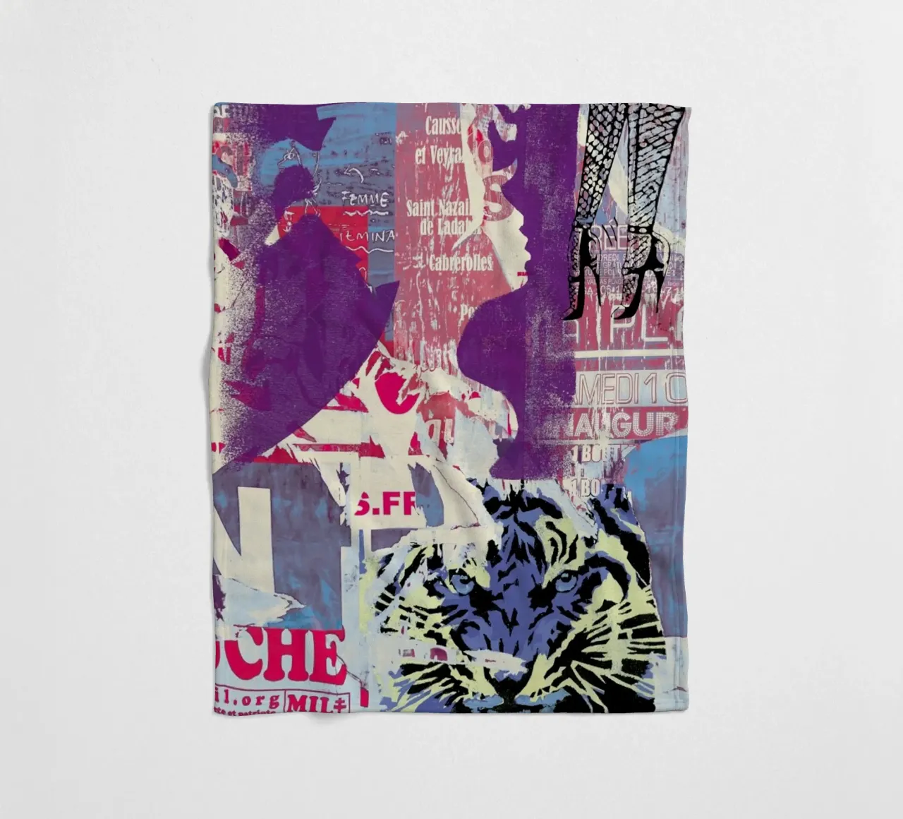 Tiger Fleecedecke von Andy Bridge