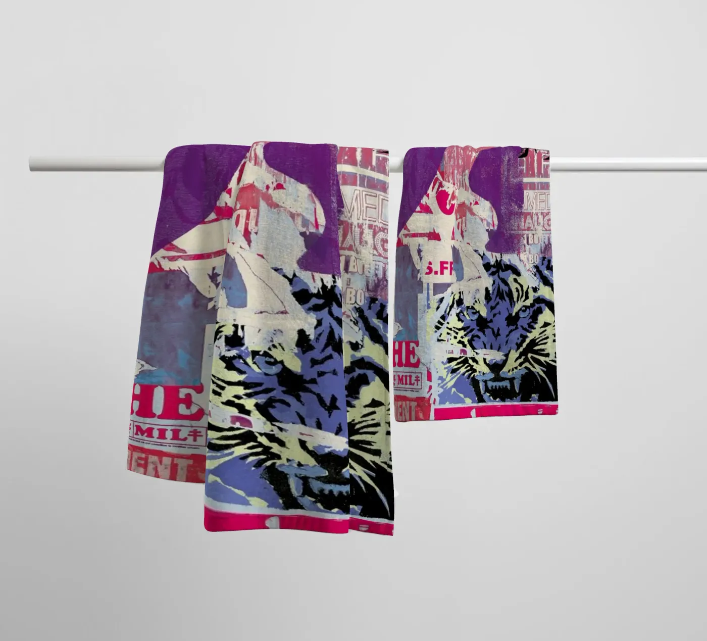 Tiger badhanddoek van Andy Bridge