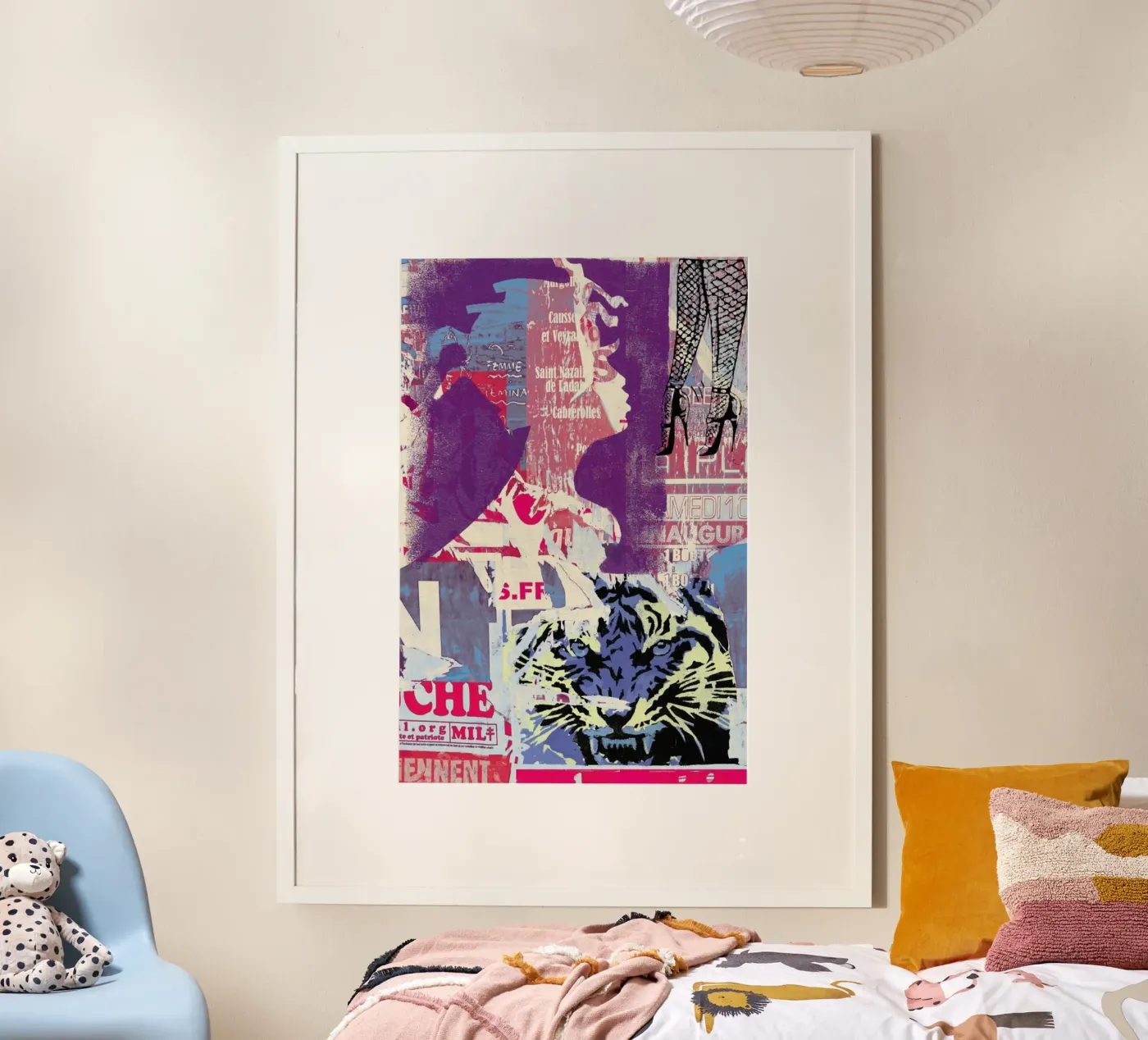 Tiger poster by Andy Bridge