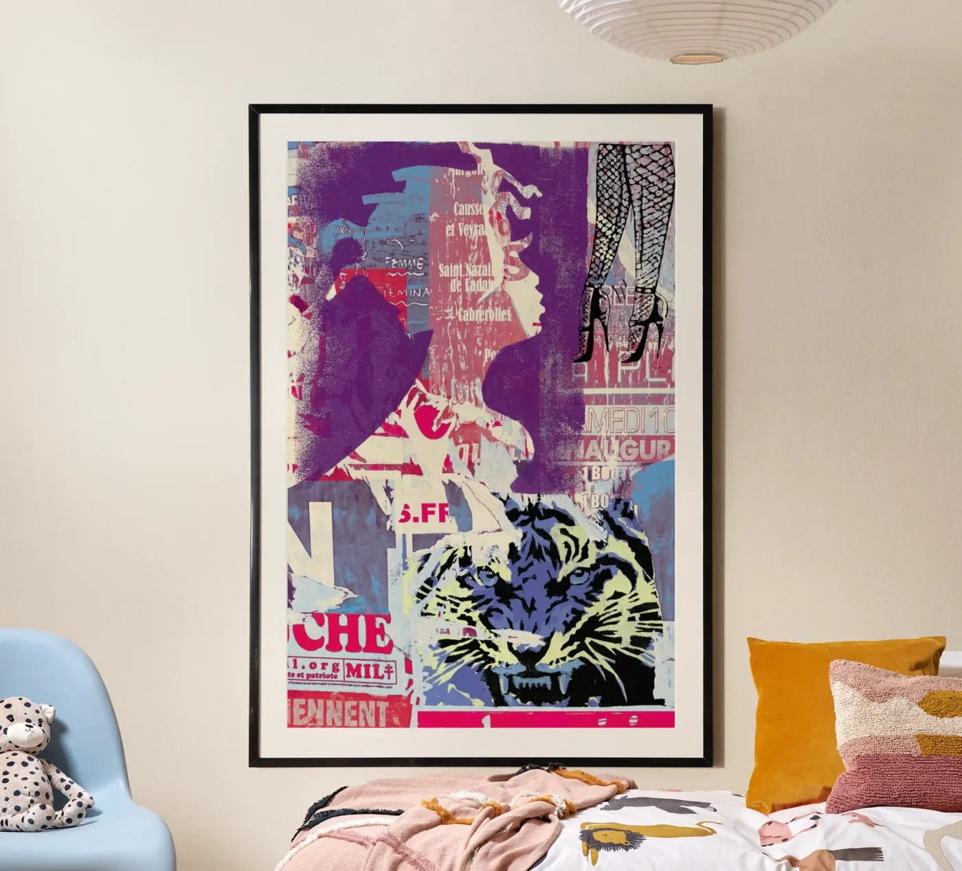 Tiger poster by Andy Bridge